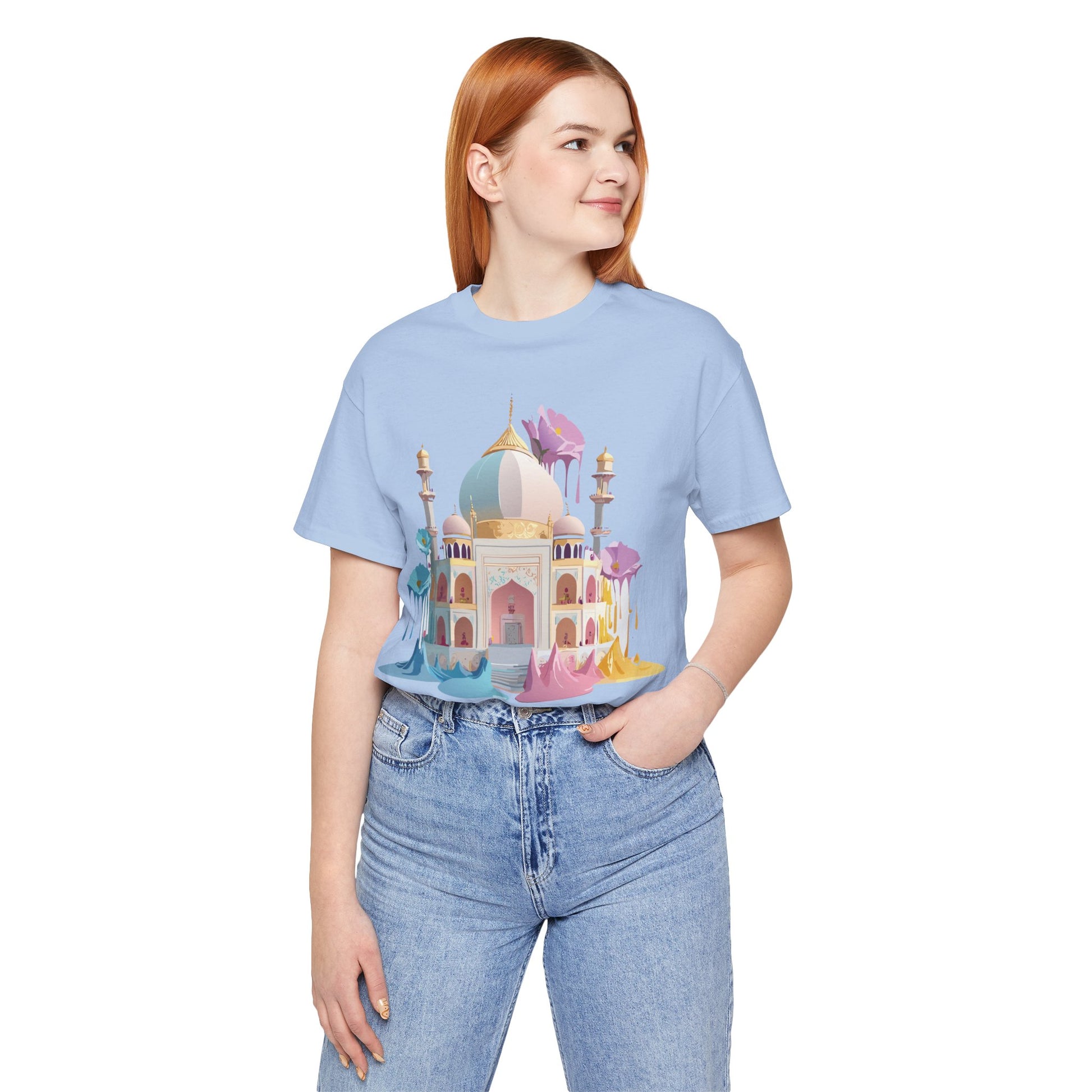 Natural Cotton Tee Shirt - Bukhara, Uzbekistan Printify