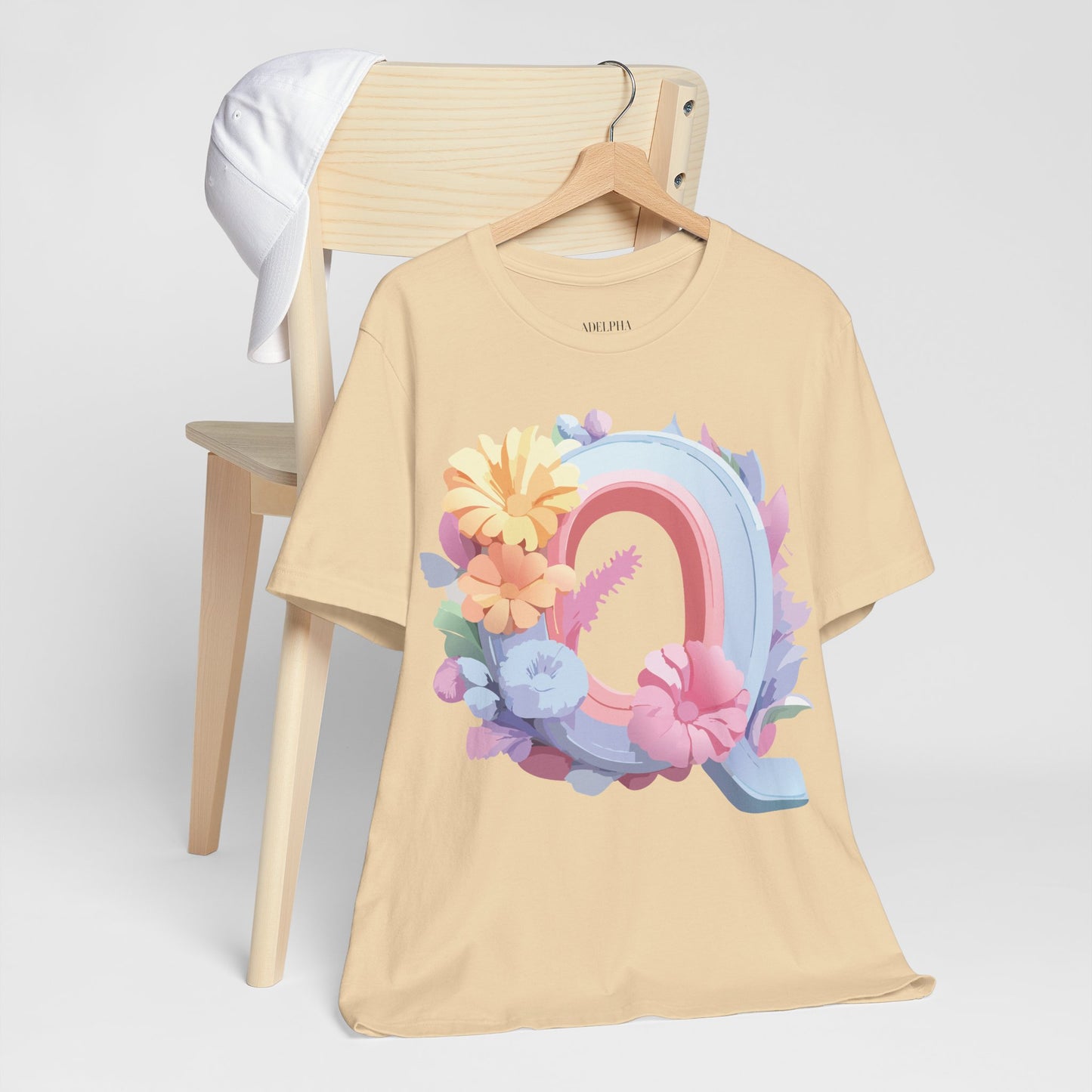 Letter Shirt, Letter Q Shirt - ADELPHA