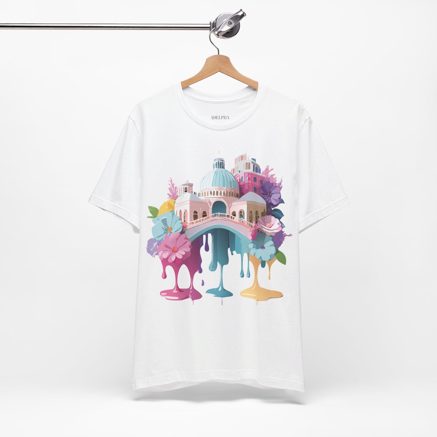 Natural Cotton Tee Shirt - Beautiful Places Collection - Venice Printify