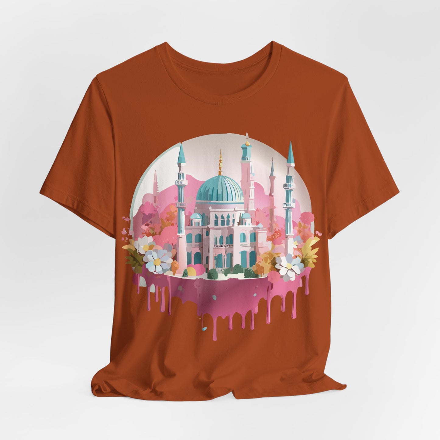 Natural Cotton Tee Shirt - Istanbul, Turkey Printify