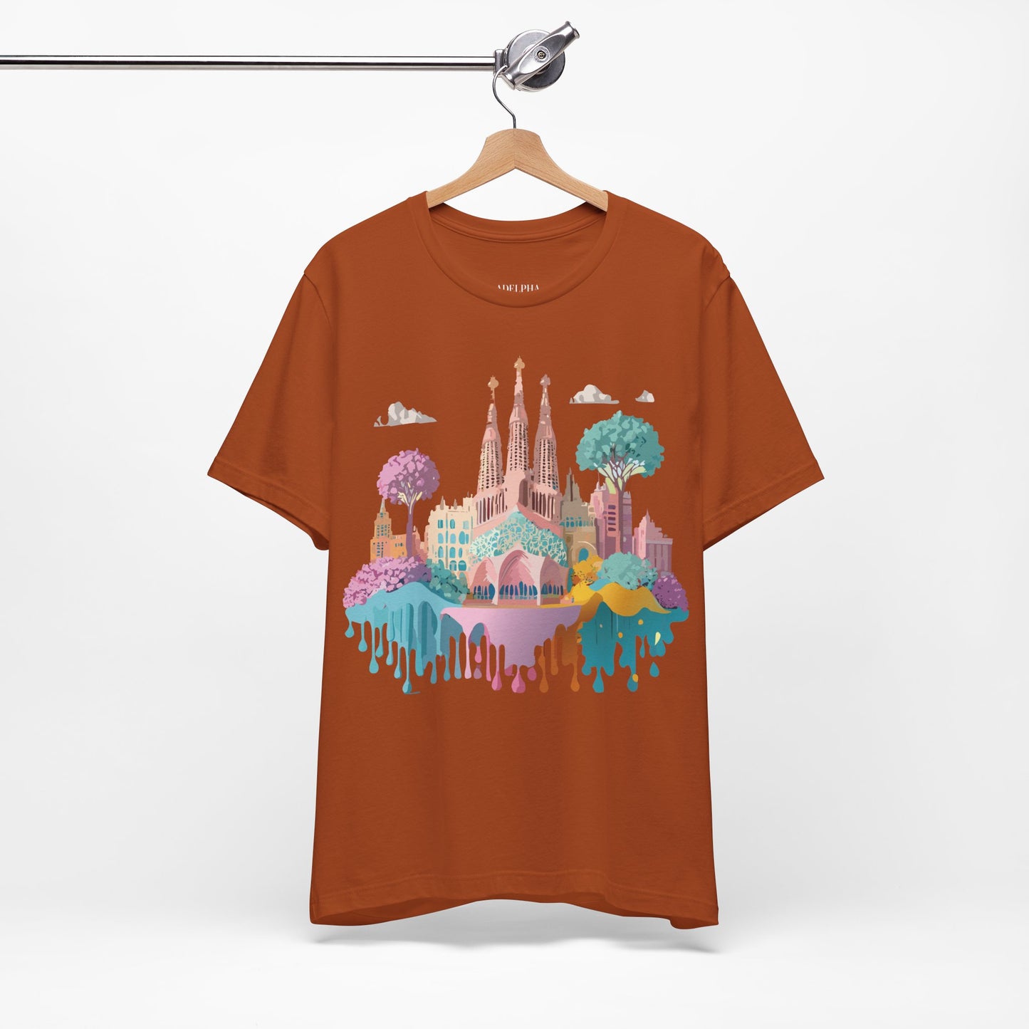 Tourist Shirt, Shirt with Barcelona - ADELPHA