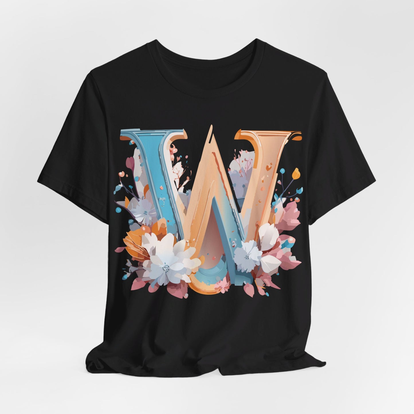 Natural Cotton Tee Shirt - Letters Collection - W Printify