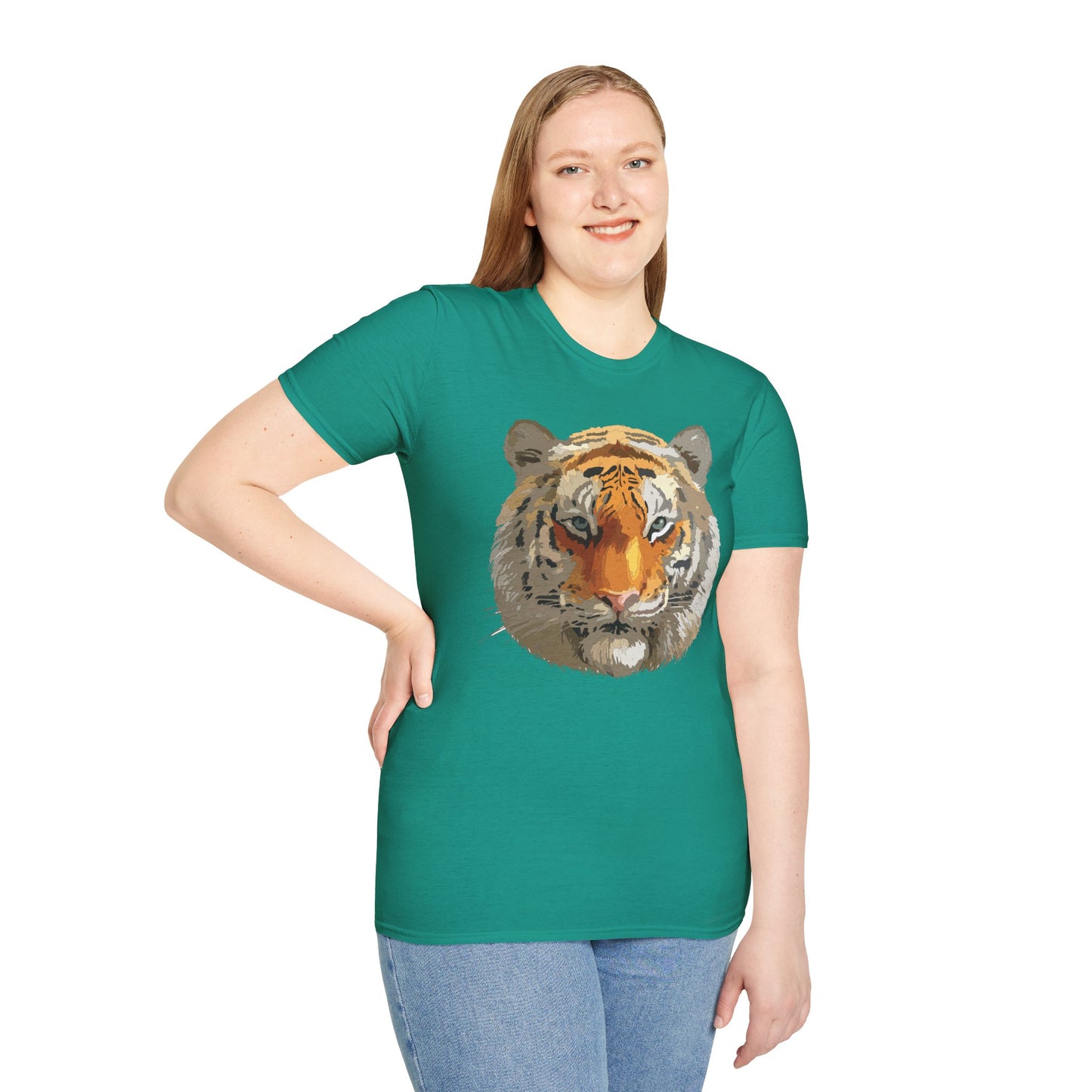 Tiger Shirt, Shirt with Tiger, Animal Tee, Shirt with Animals