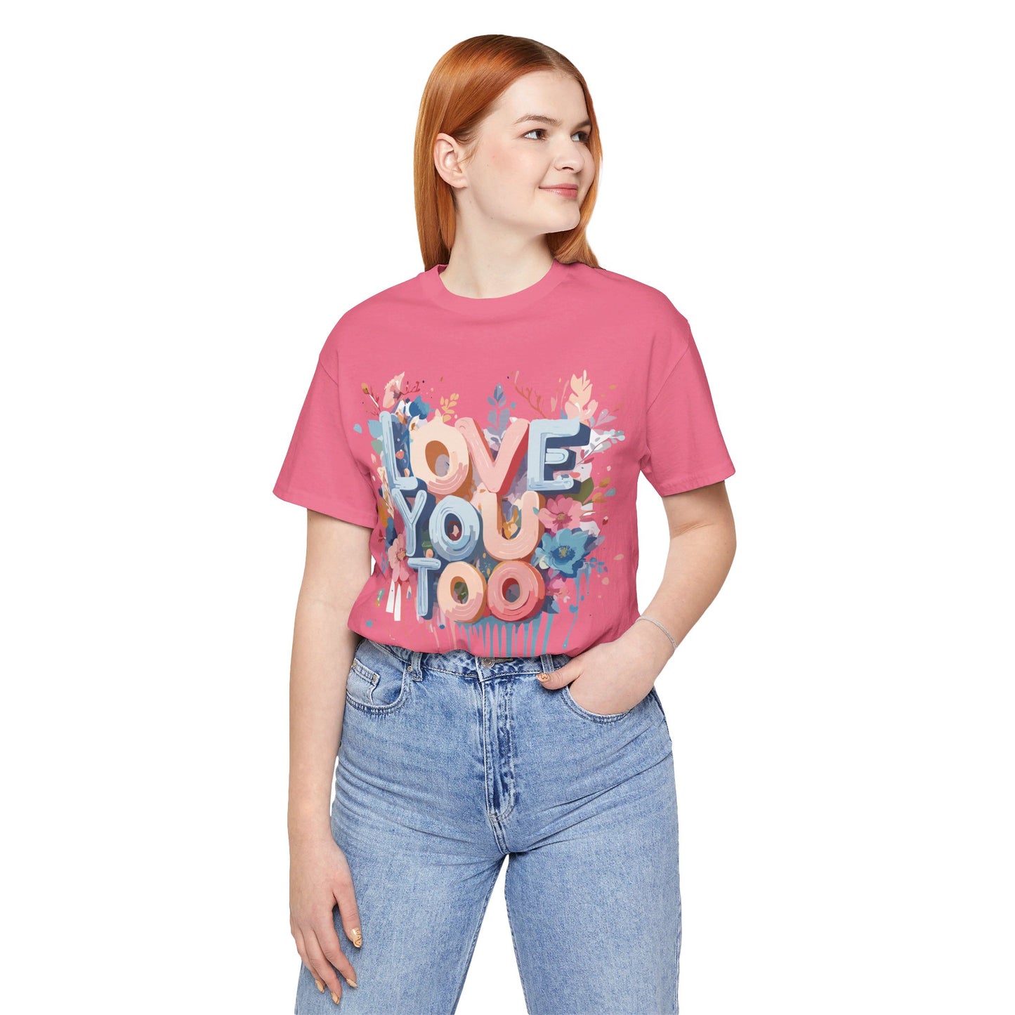 Natural Cotton Tee Shirt - Love story Collection Printify