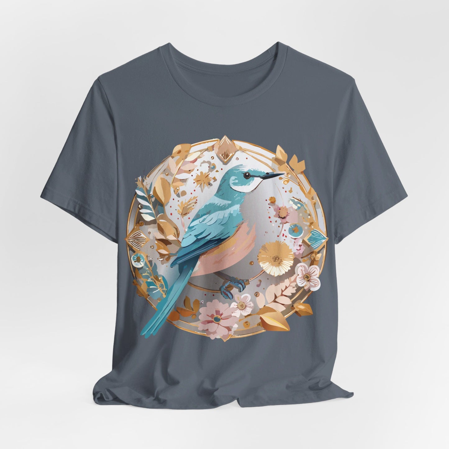 Natural Cotton Tee Shirt - Medallion Collection Printify