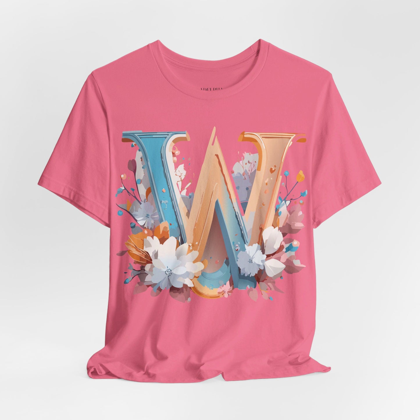 Natural Cotton Tee Shirt - Letters Collection - W Printify