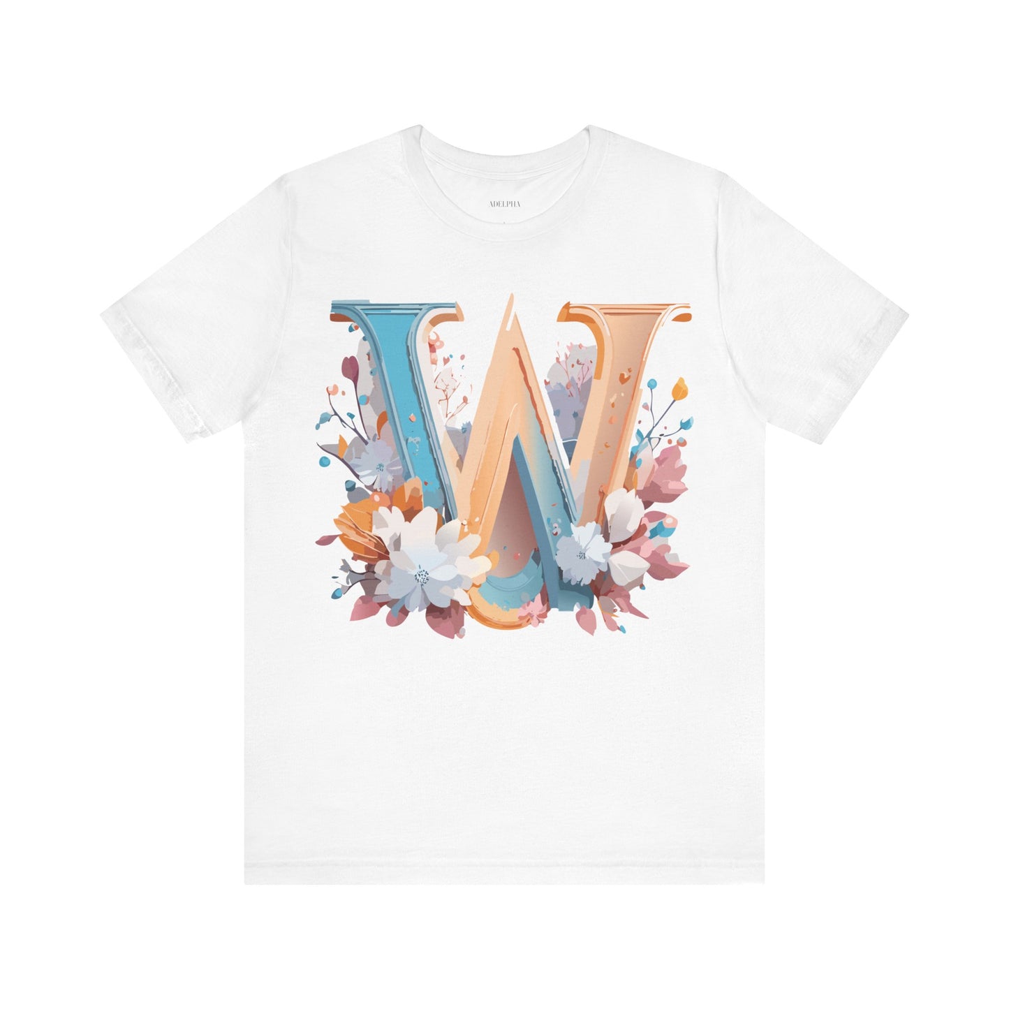 Natural Cotton Tee Shirt - Letters Collection - W Printify