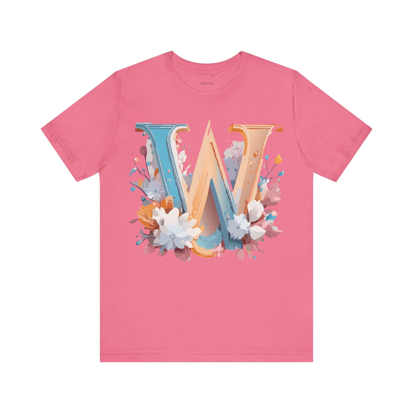 Natural Cotton Tee Shirt - Letters Collection - W Printify