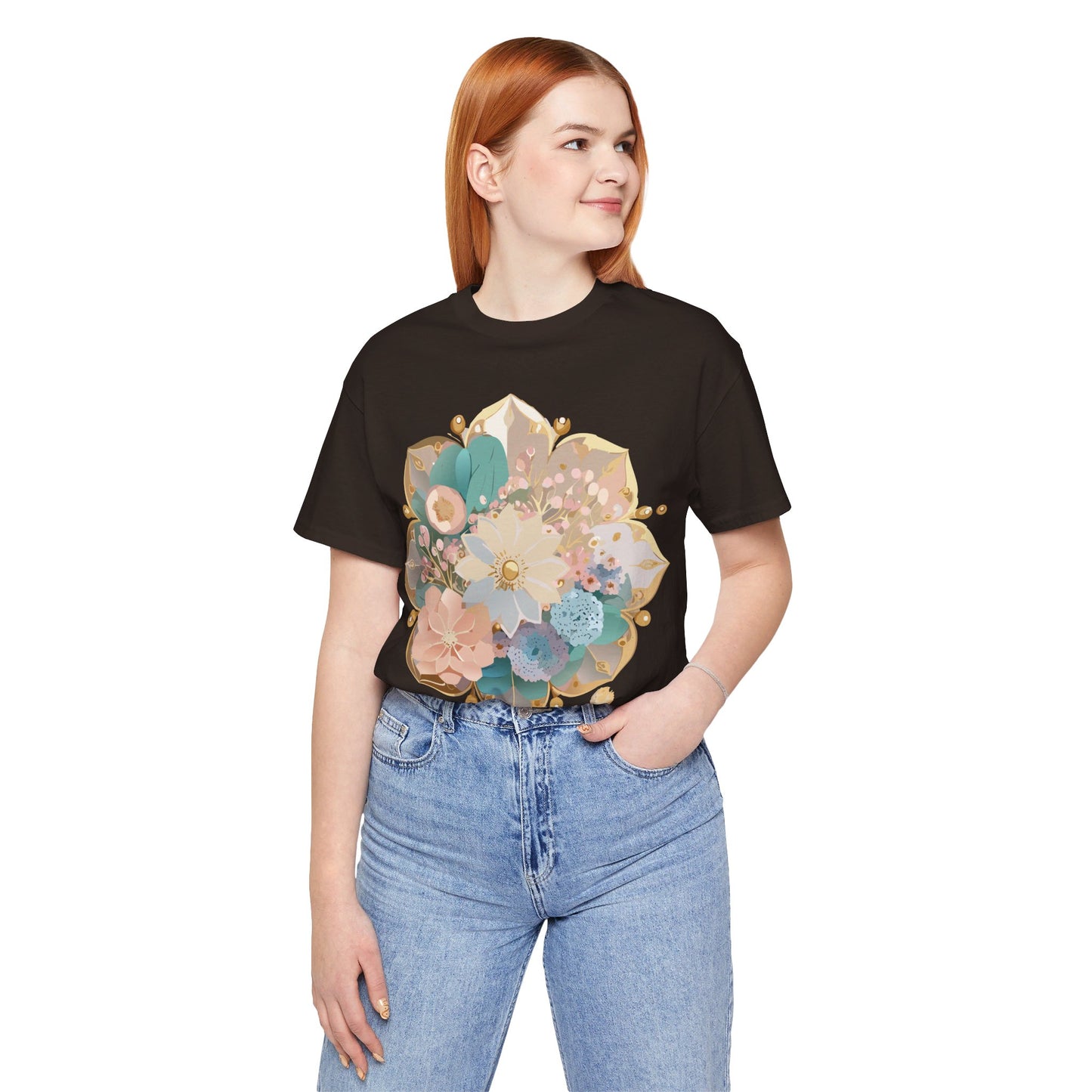 Natural Cotton Tee Shirt - Medallion Collection Printify