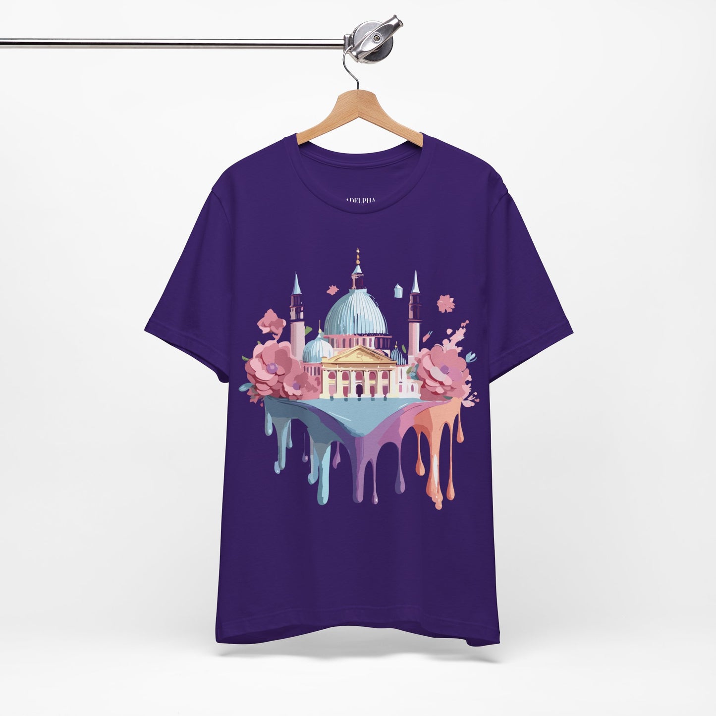 Natural Cotton Tee Shirt - Beautiful Places Collection - Venice Printify