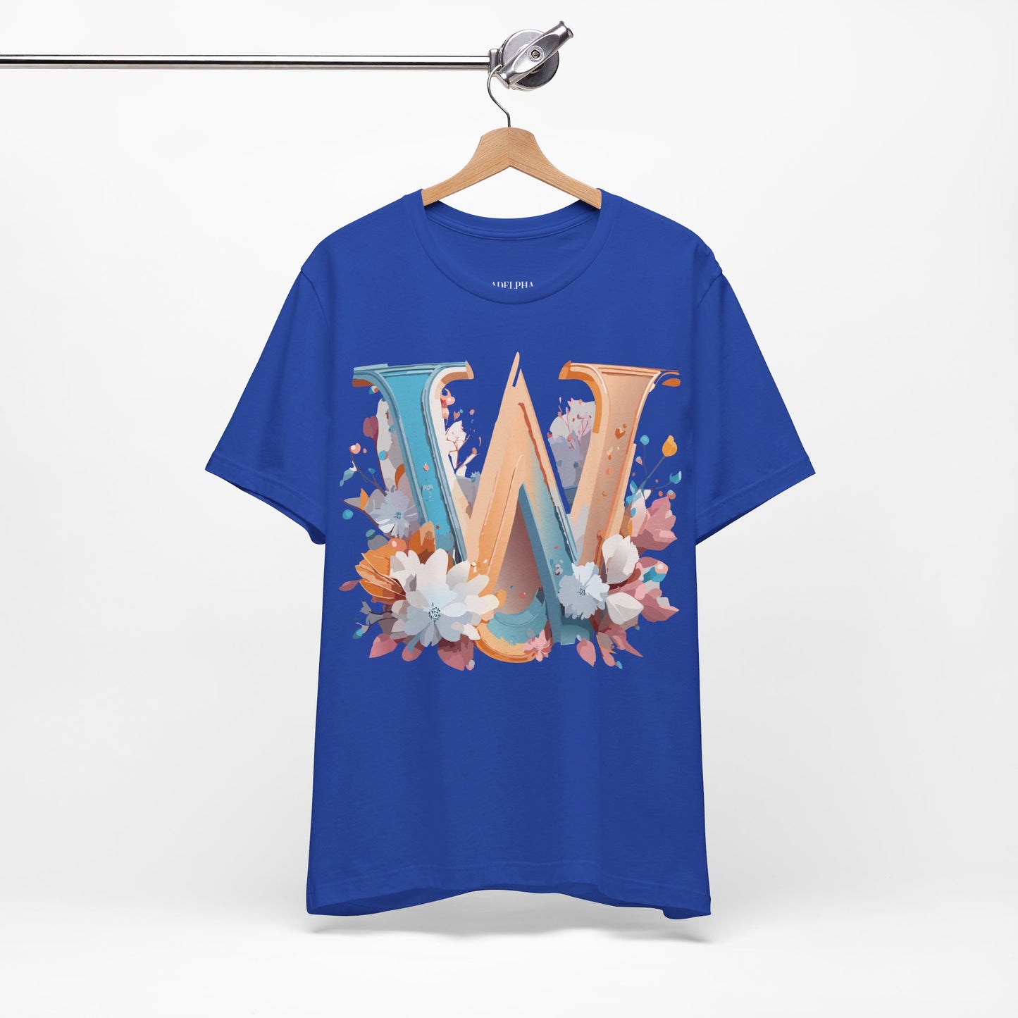 Natural Cotton Tee Shirt - Letters Collection - W Printify