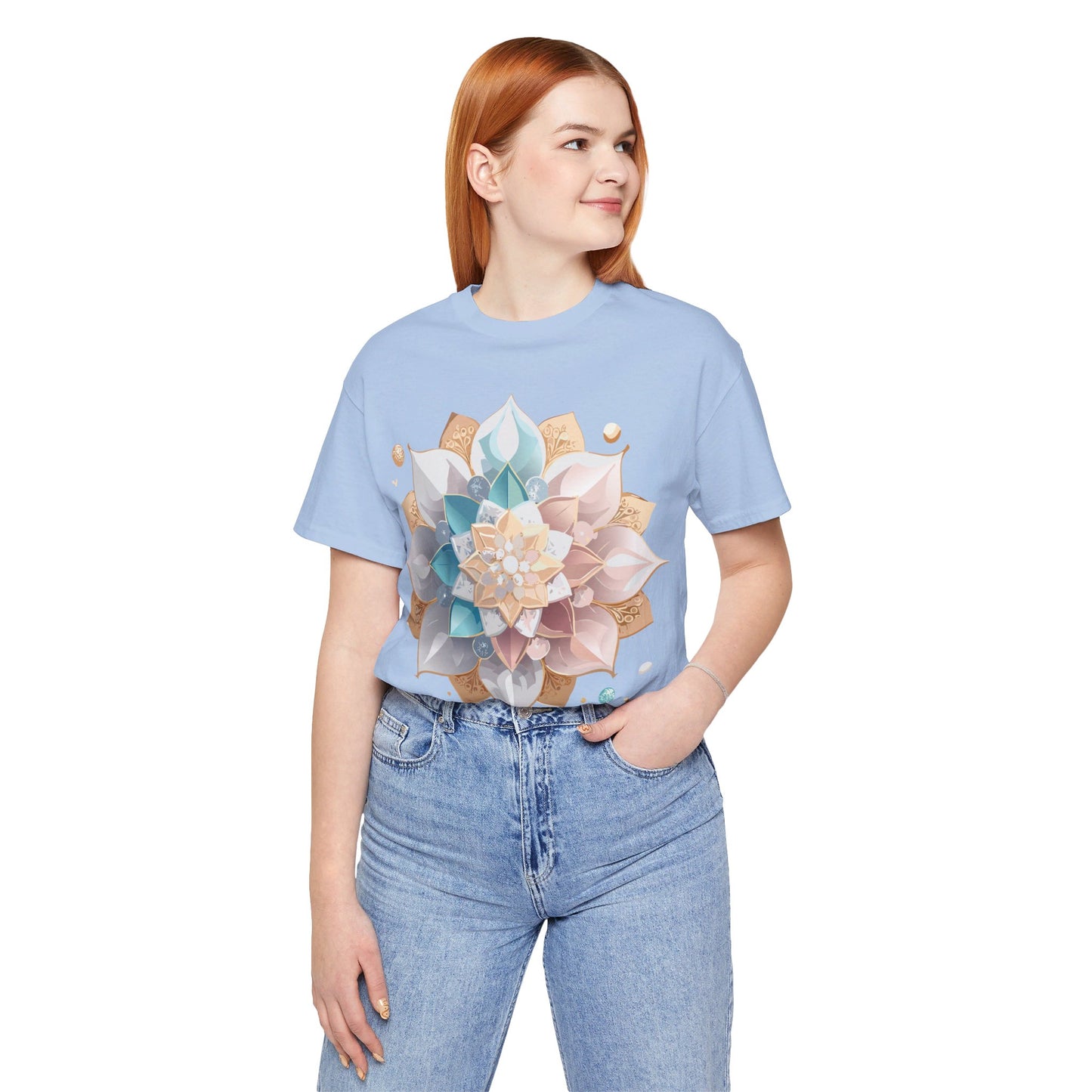 Natural Cotton Tee Shirt - Medallion Collection Printify