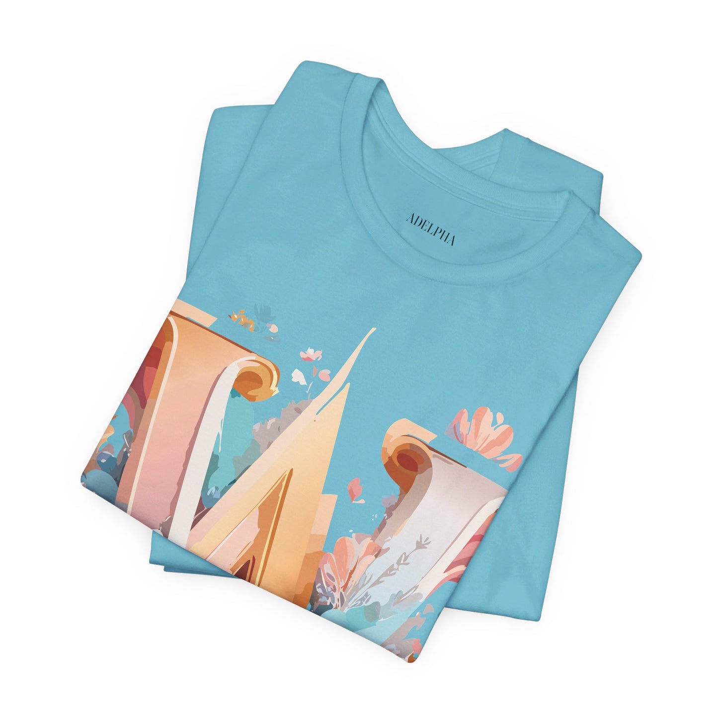 Natural Cotton Tee Shirt - Letters Collection - W Printify
