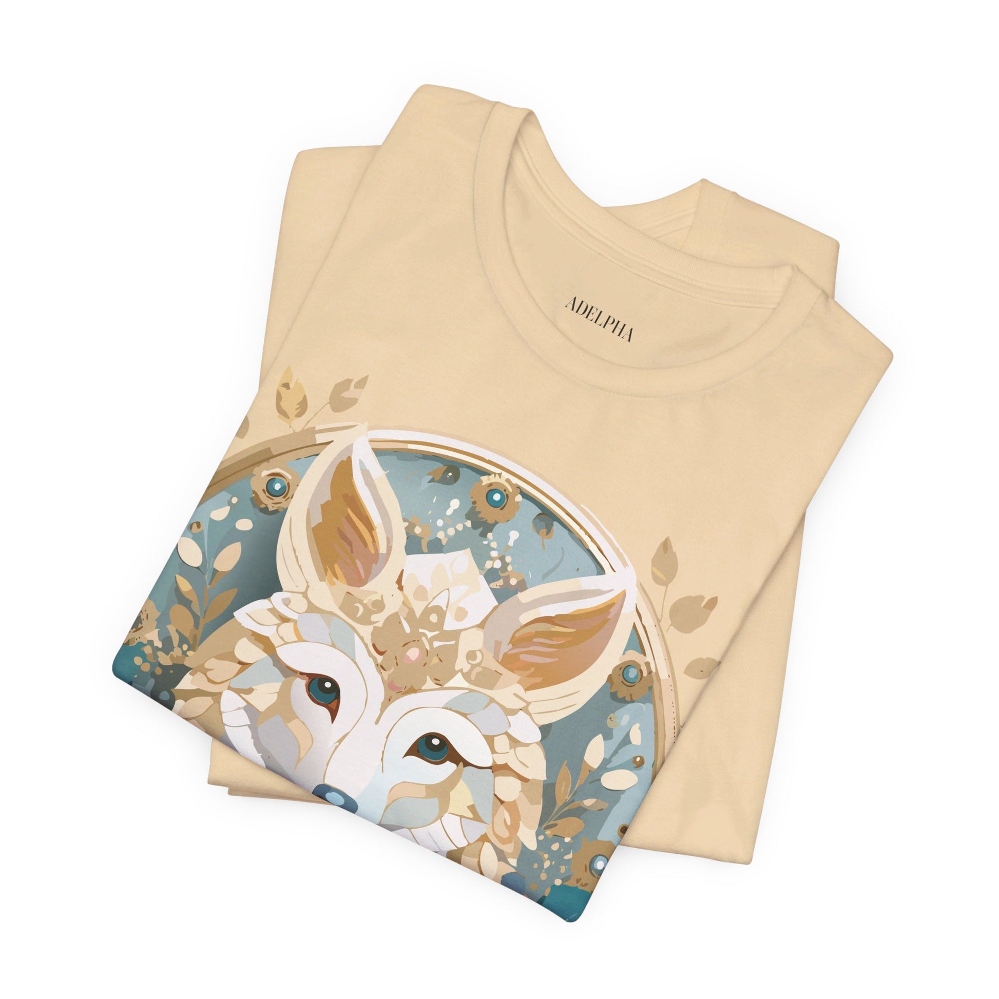 Natural Cotton Tee Shirt - Medallion Collection Printify