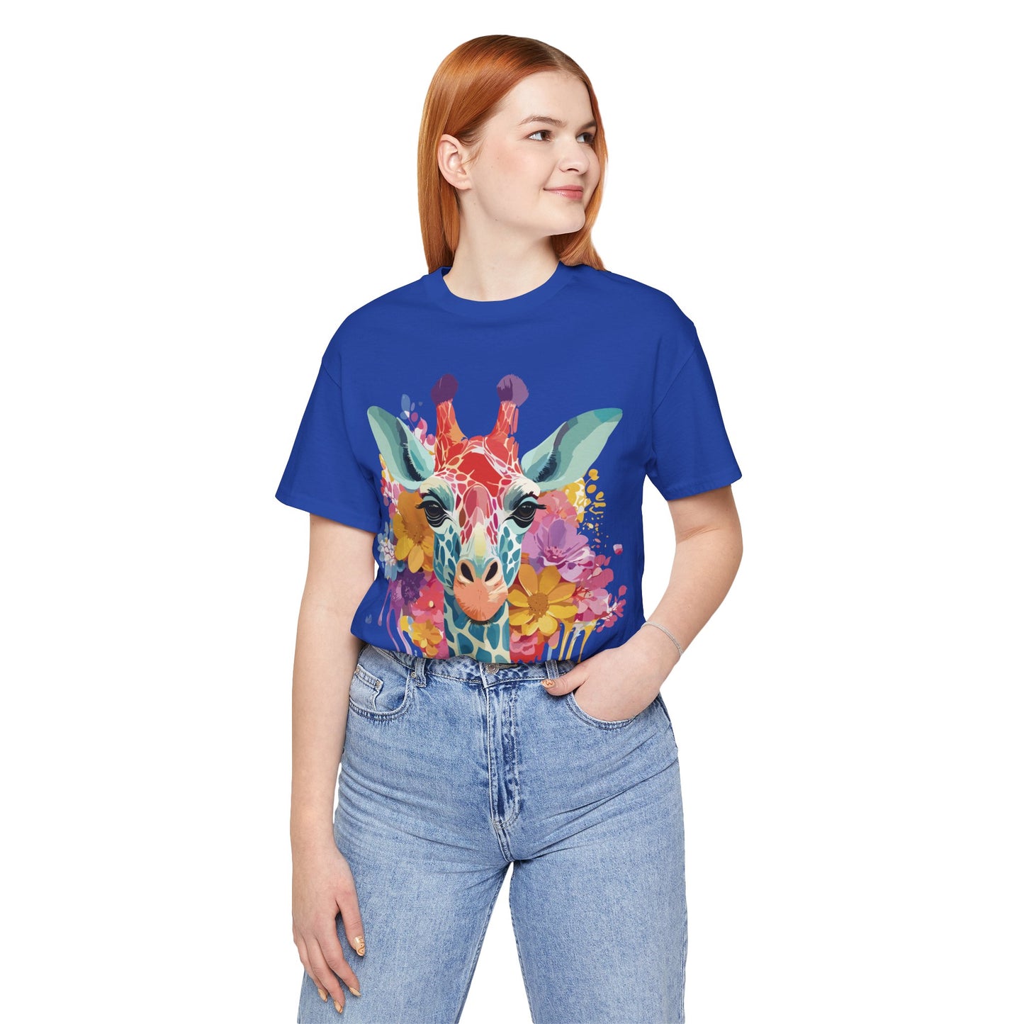 Shirt with Animals | Giraffe Printify