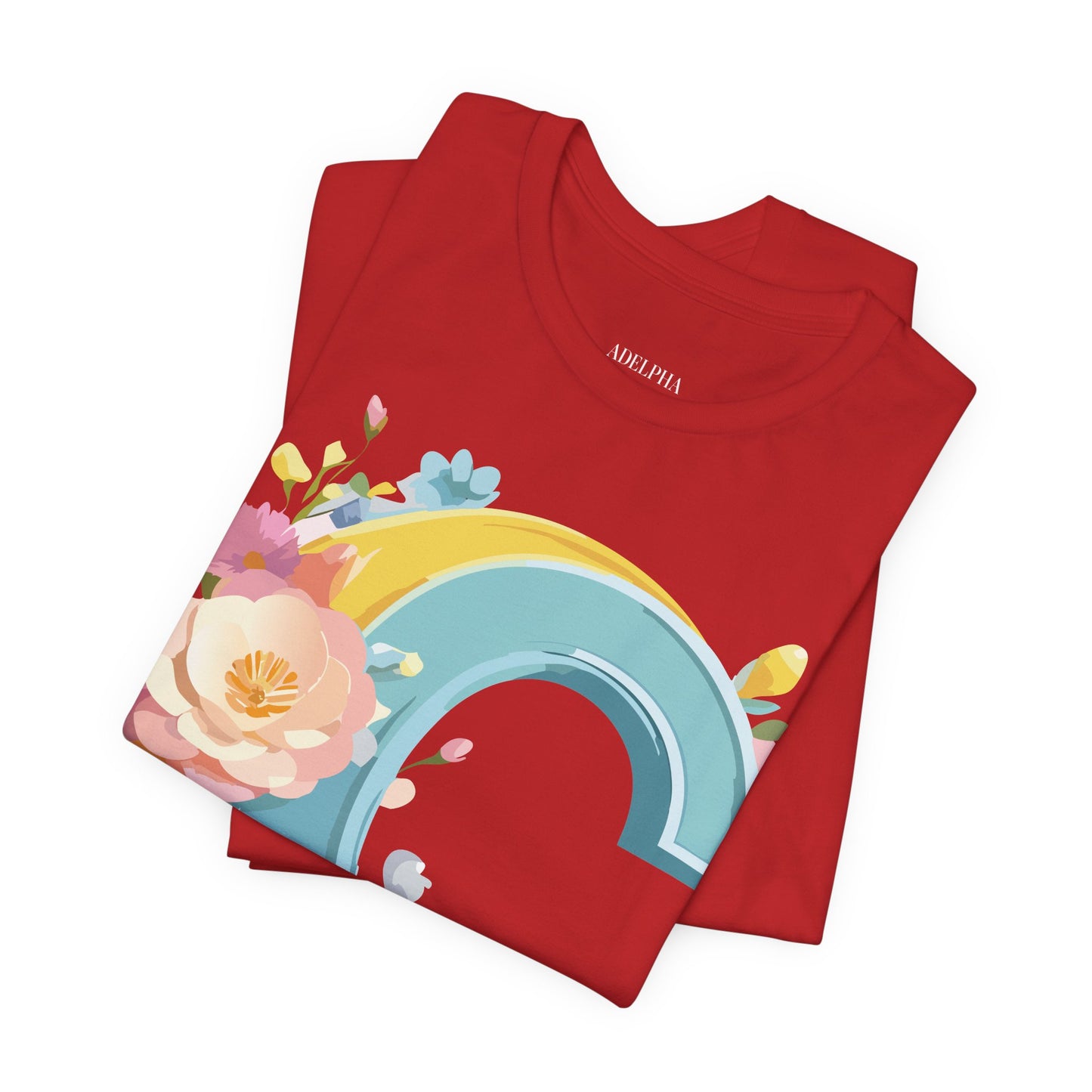 Natural Cotton Tee Shirt - Letters Collection - C Printify