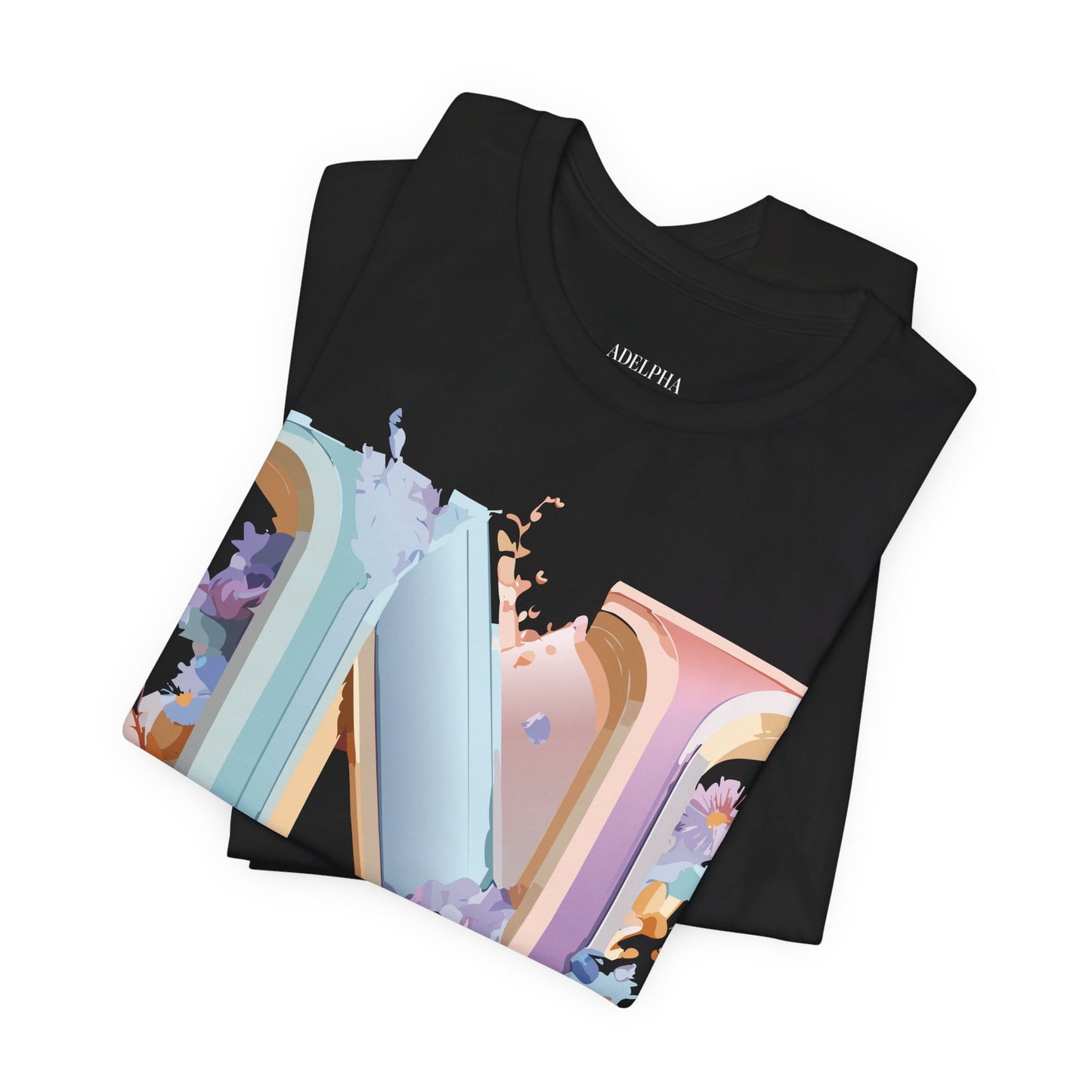 Natural Cotton Tee Shirt - Letters Collection - N Printify