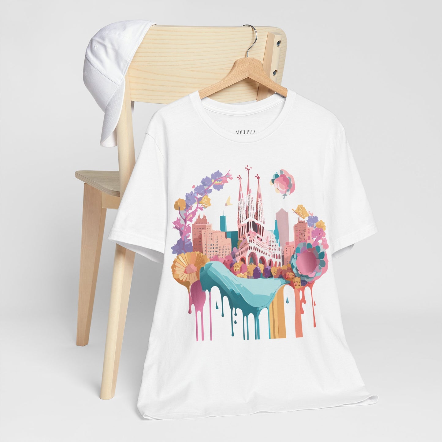 Tourist Shirt, Shirt with Barcelona - ADELPHA