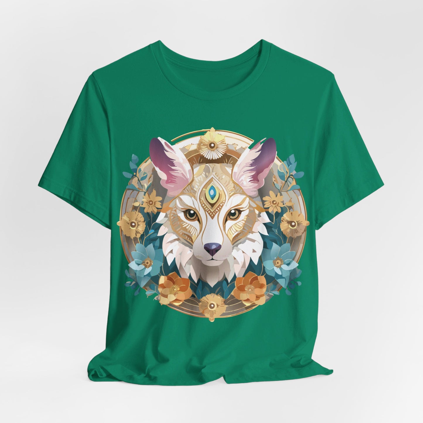 Natural Cotton Tee Shirt - Medallion Collection Printify