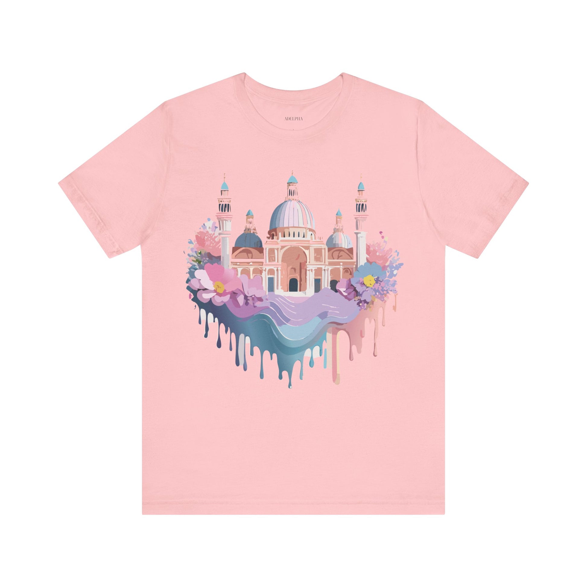 Natural Cotton Tee Shirt - Beautiful Places Collection - Venice Printify