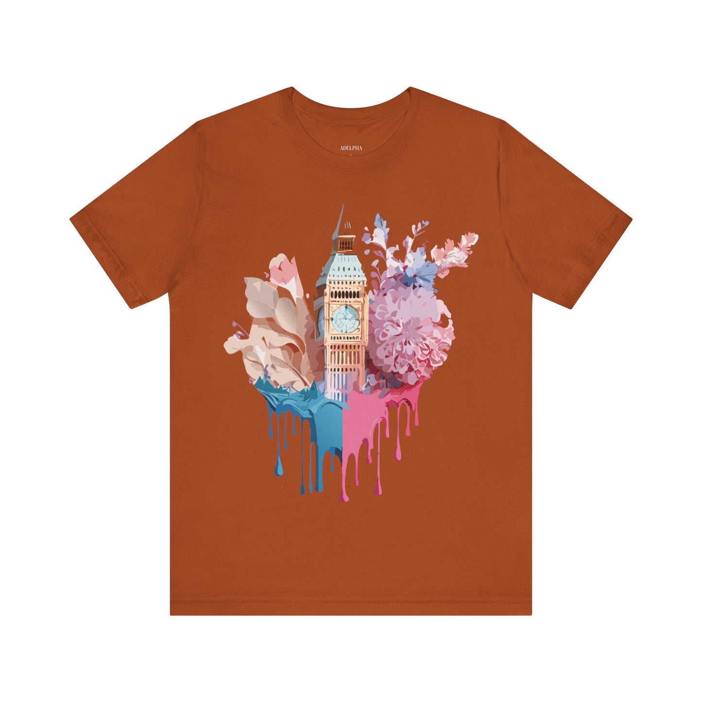 Natural Cotton Tee Shirt - Beautiful Places Collection - London Printify