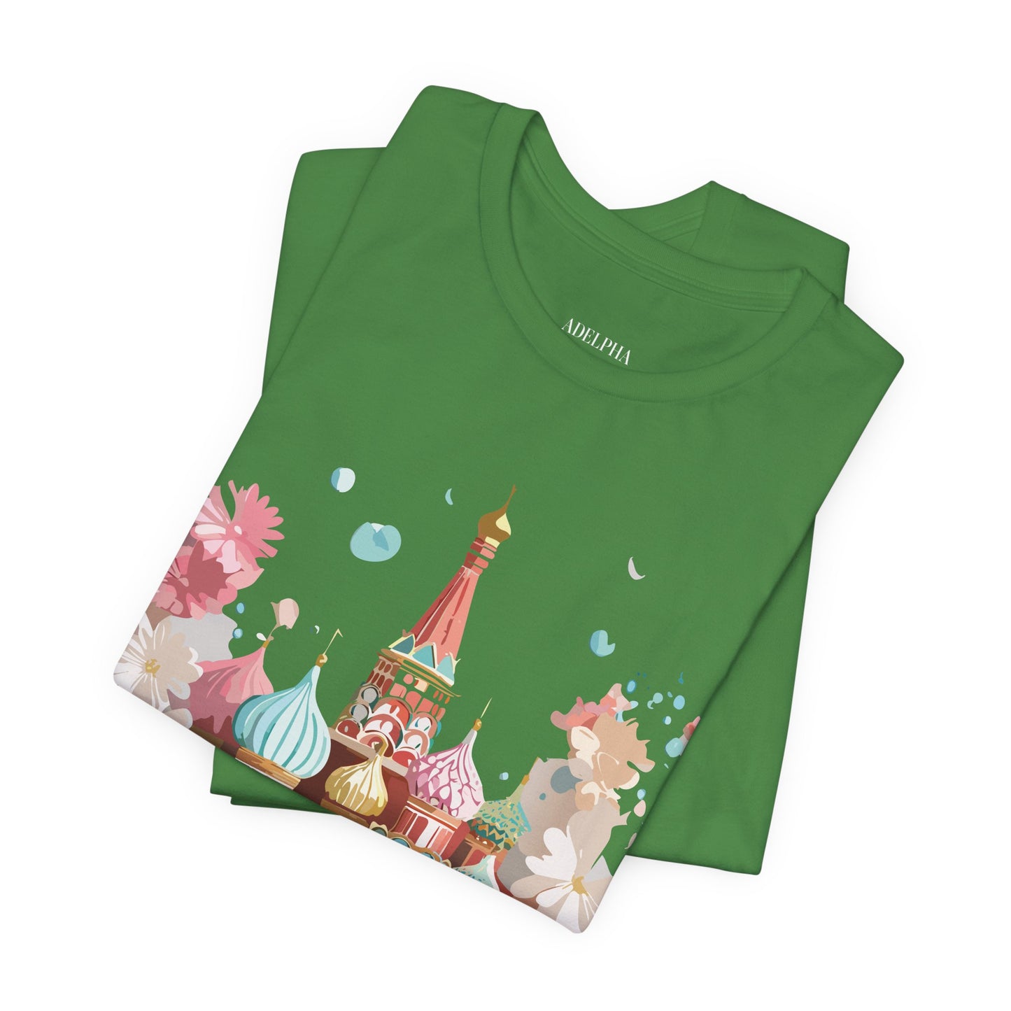 Natural Cotton Tee Shirt - Beautiful Places Collection - Moscow Printify