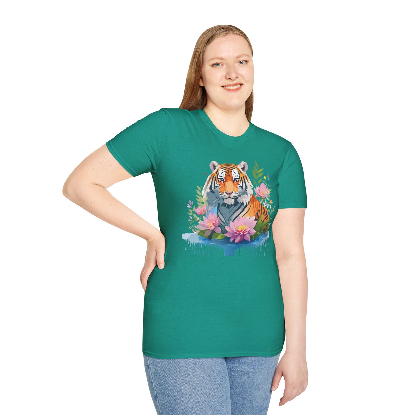 Tiger Shirt, Shirt with Tiger, Animal Tee, Shirt with Animals