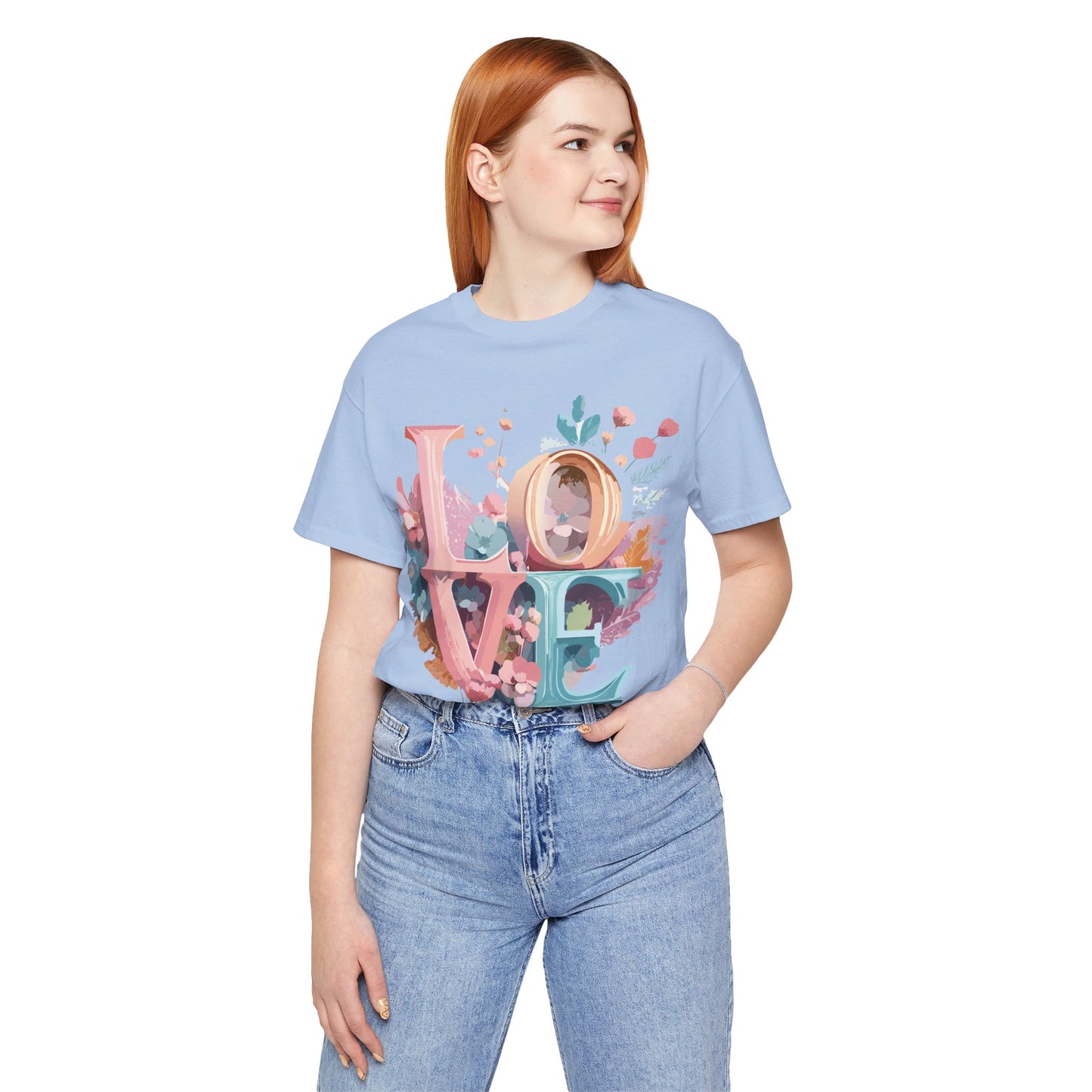 Natural Cotton Tee Shirt - Love story Collection Printify