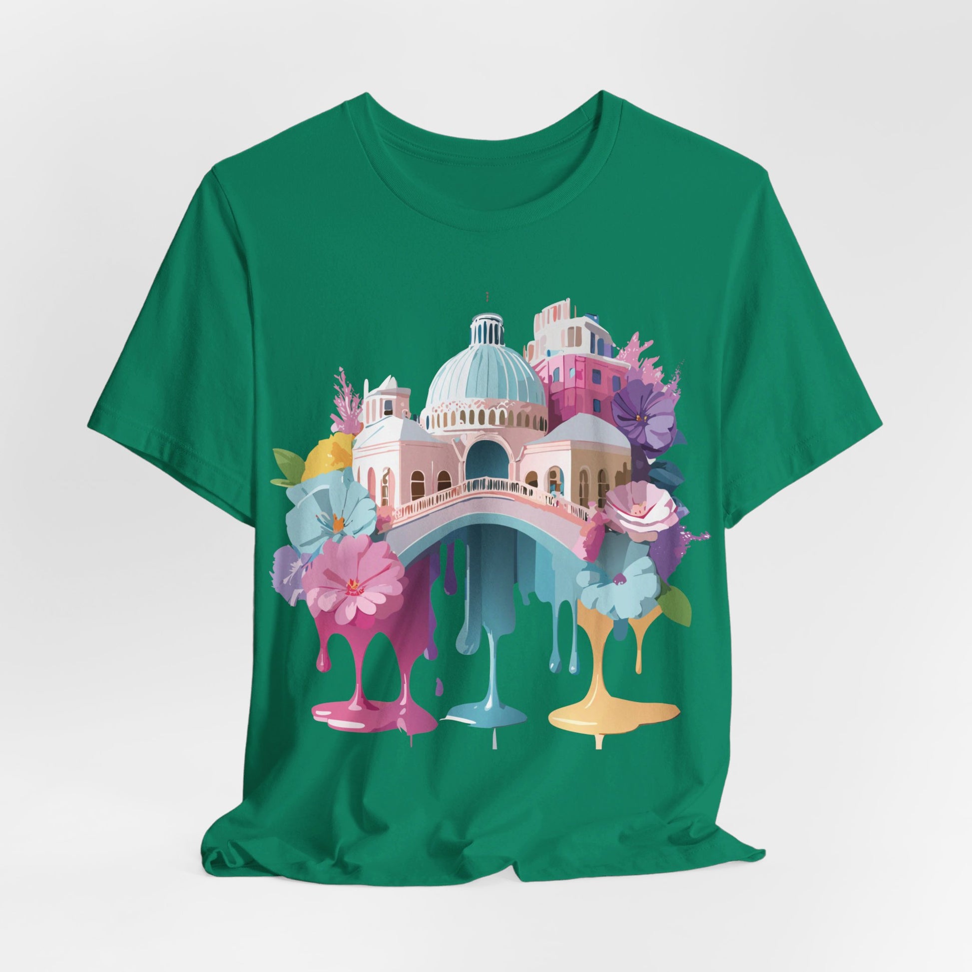 Natural Cotton Tee Shirt - Beautiful Places Collection - Venice Printify