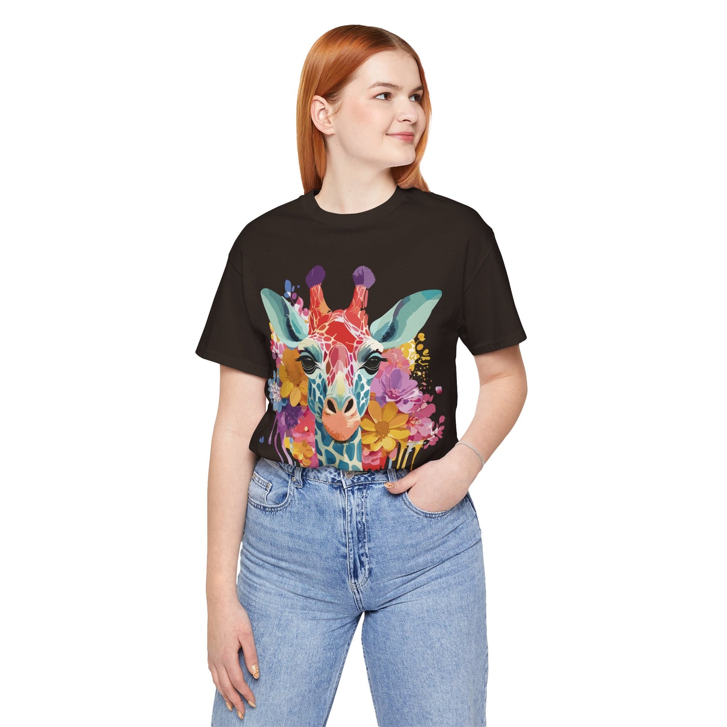 Shirt with Animals | Giraffe Printify