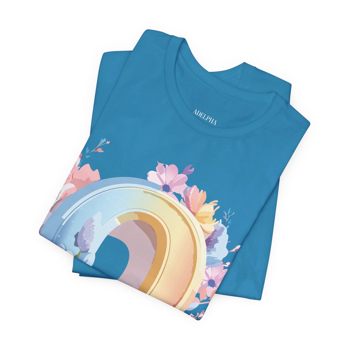 Natural Cotton Tee Shirt - Letters Collection - O Printify