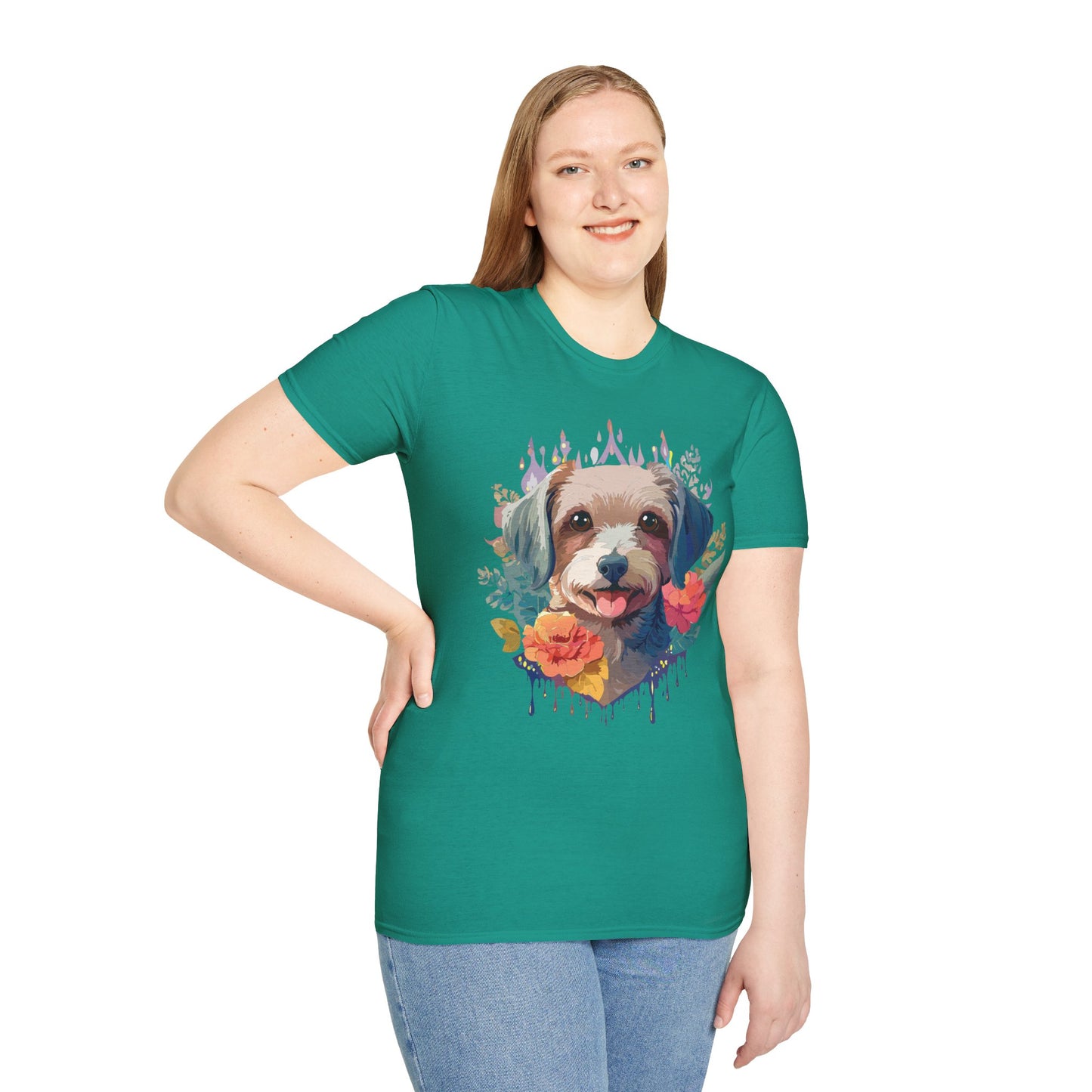 Dog Shirt, Shirt with Dog, Animal Tee, Shirt with Animals