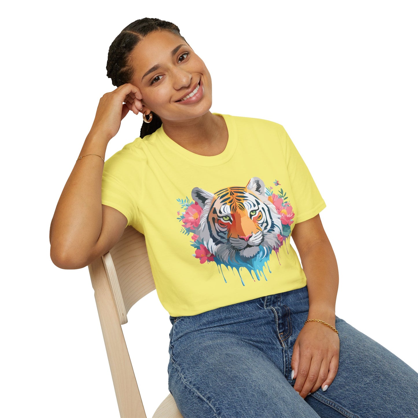 Tiger Shirt, Shirt with Tiger, Animal Tee, Shirt with Animals