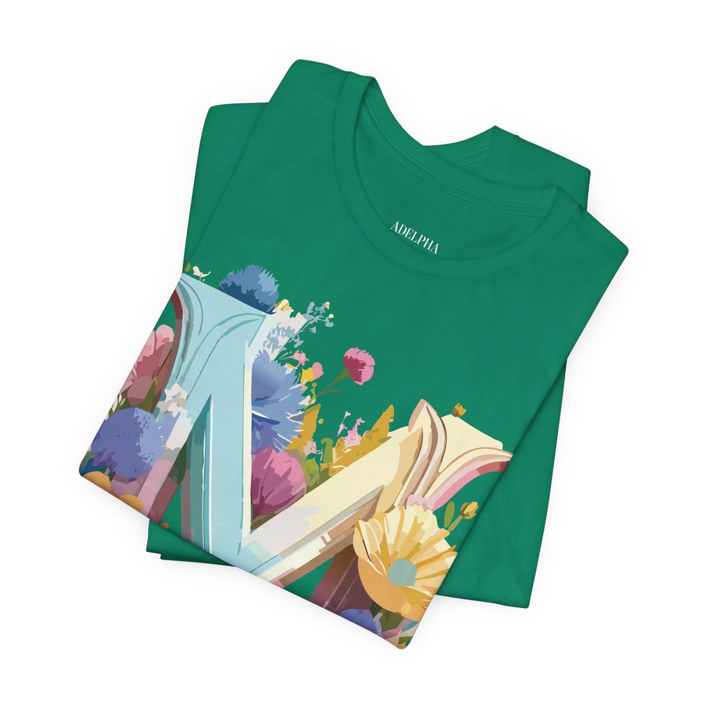 Natural Cotton Tee Shirt - Letters Collection - M Printify