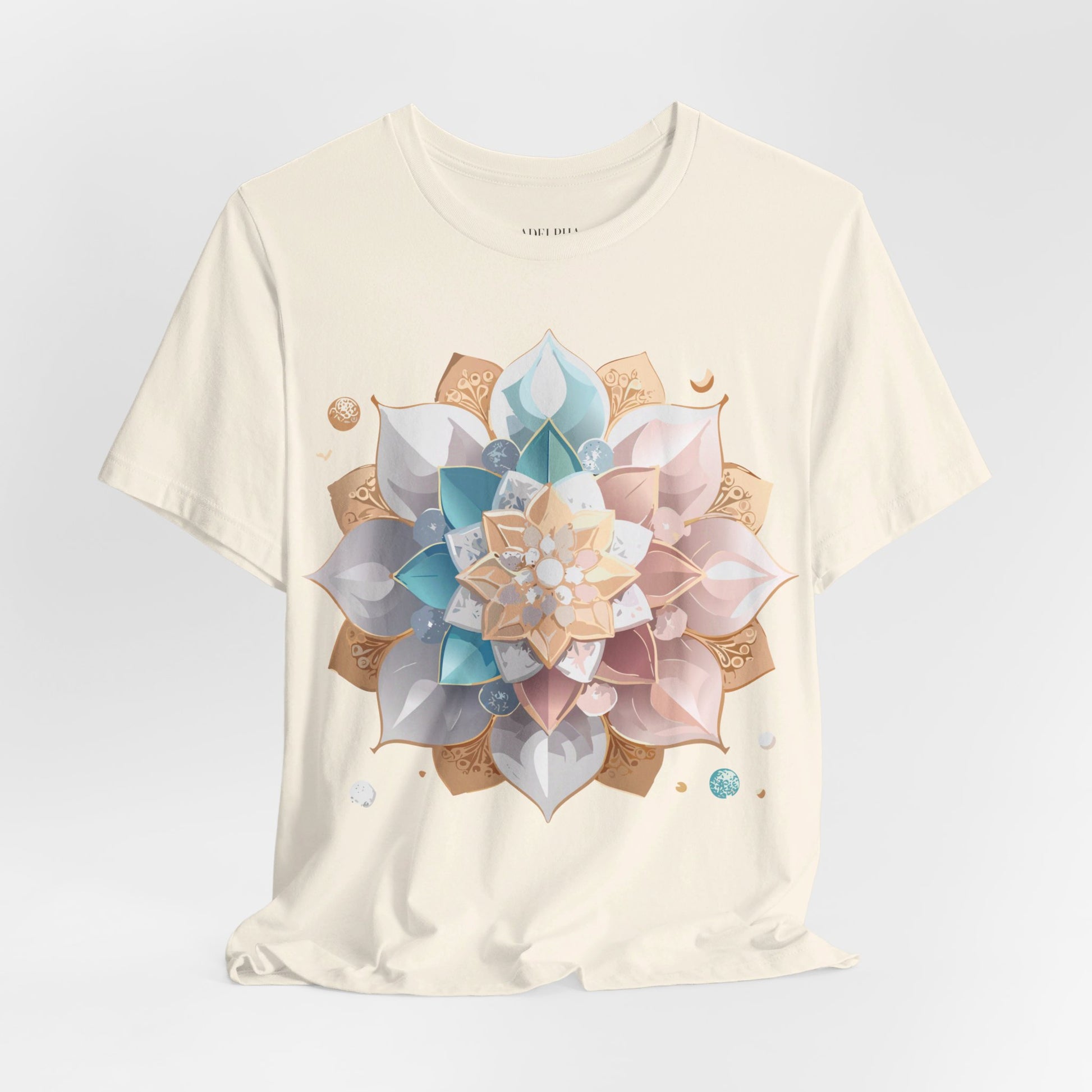 Natural Cotton Tee Shirt - Medallion Collection Printify