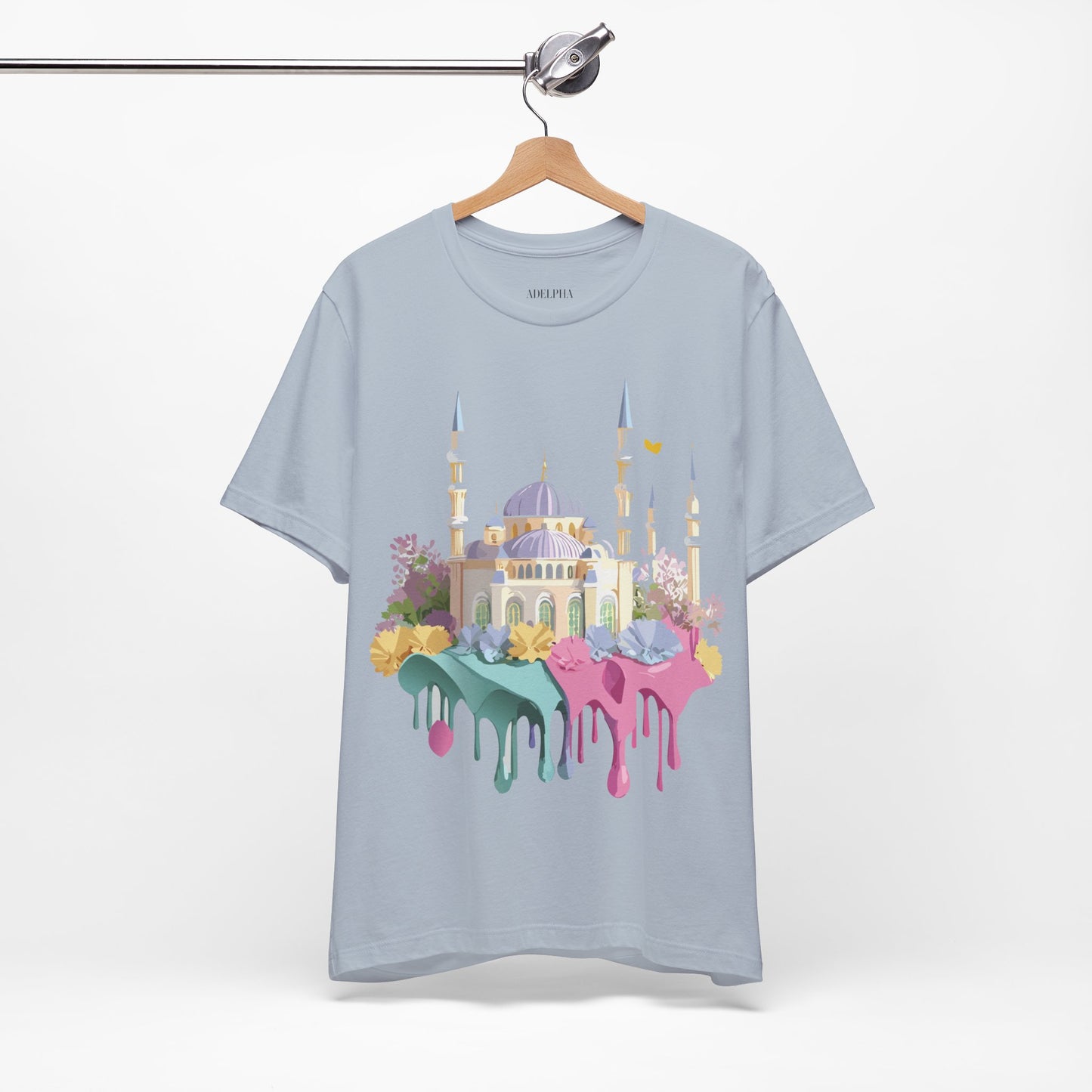 Natural Cotton Tee Shirt - Istanbul, Turkey Printify