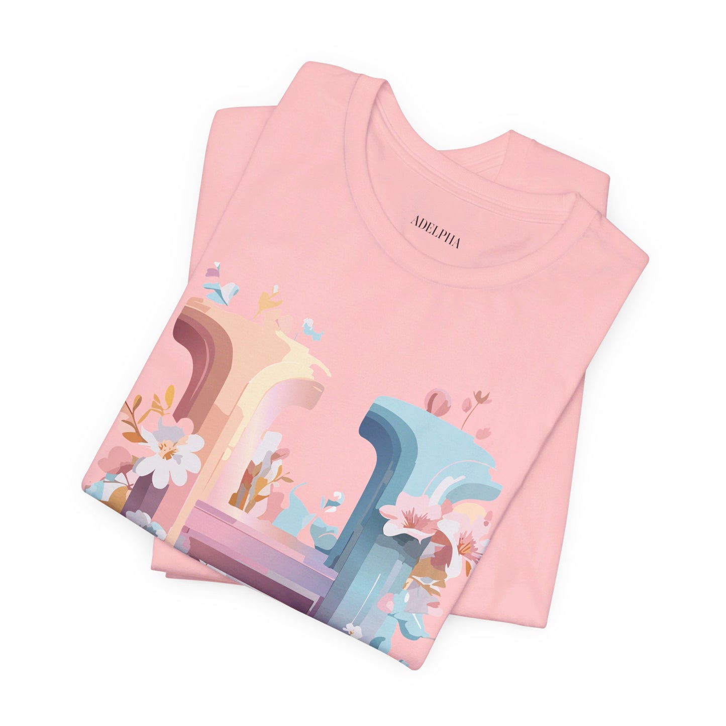Natural Cotton Tee Shirt - Letters Collection - H Printify