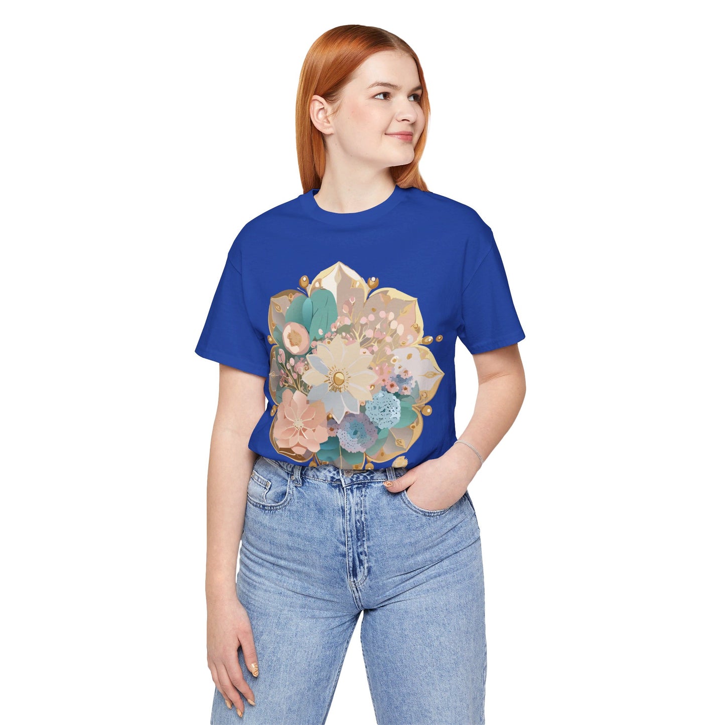 Natural Cotton Tee Shirt - Medallion Collection Printify