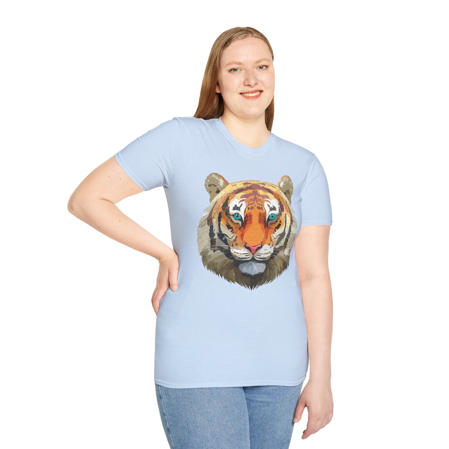 Tiger Shirt, Shirt with Tiger, Animal Tee, Shirt with Animals