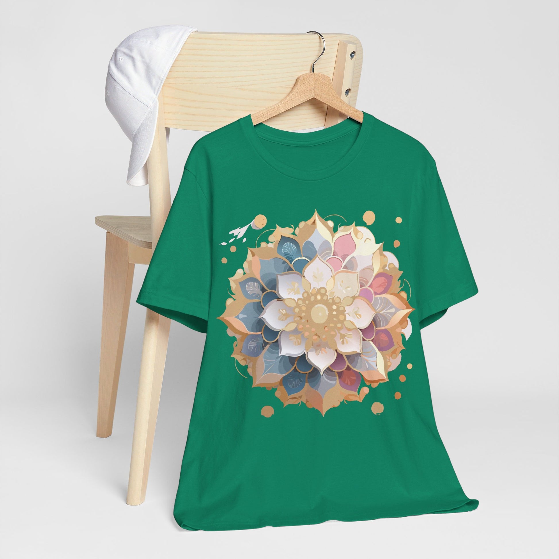 Natural Cotton Tee Shirt - Medallion Collection Printify