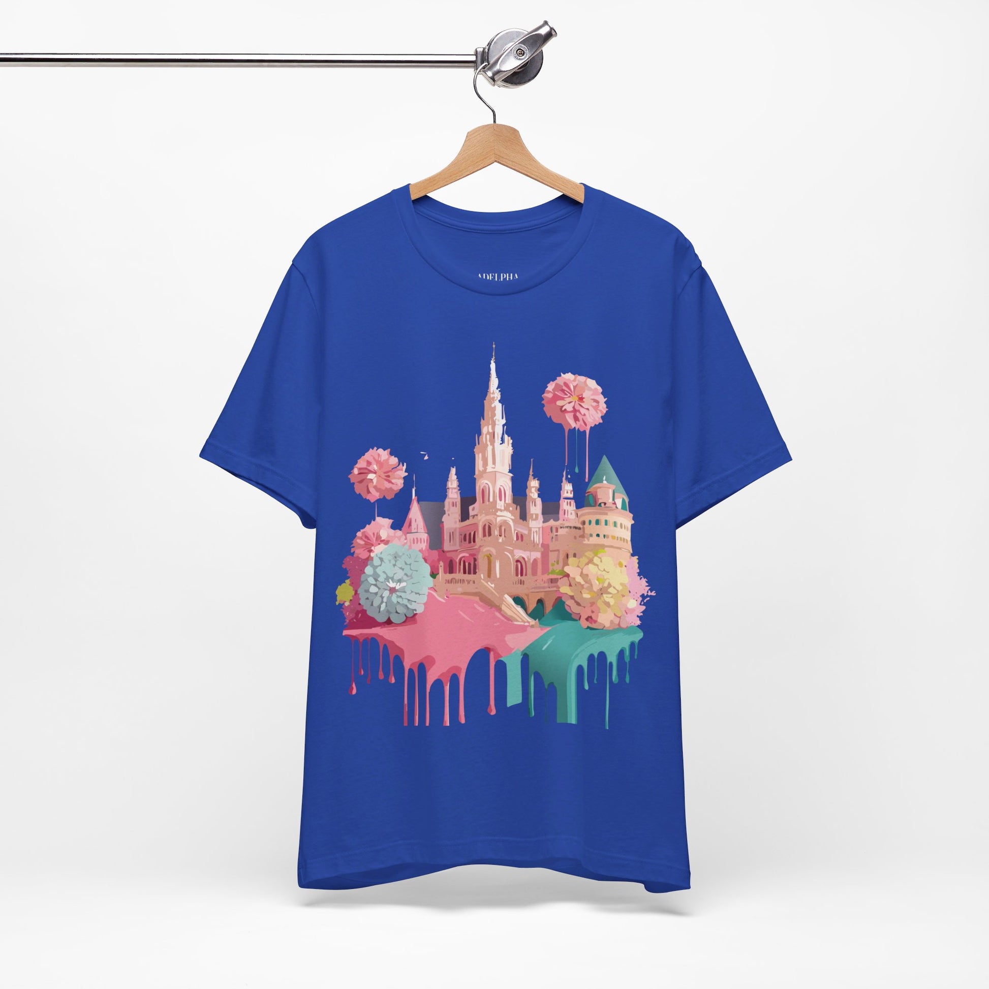 Natural Cotton Tee Shirt - Beautiful Places Collection - Vienna Printify