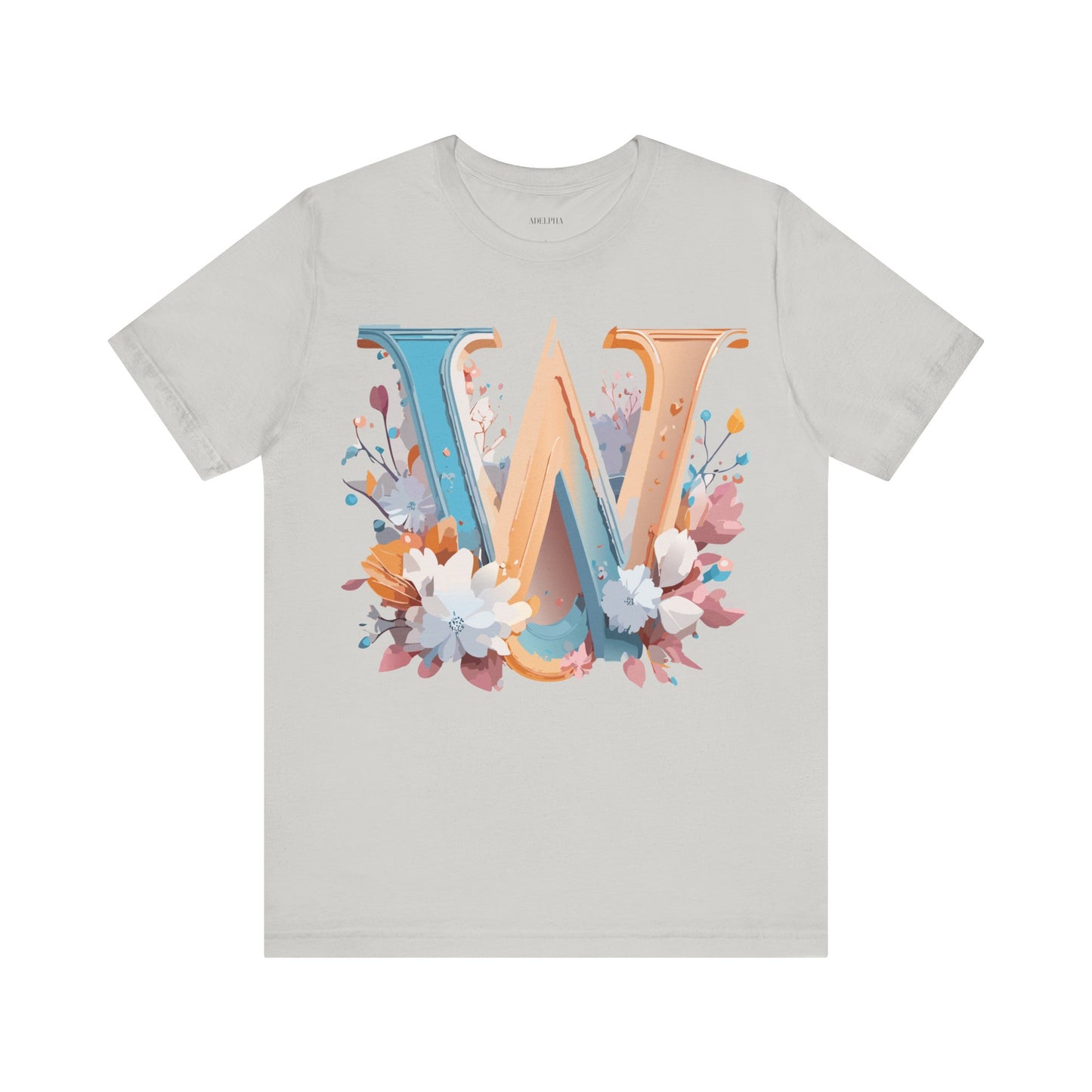 Natural Cotton Tee Shirt - Letters Collection - W Printify