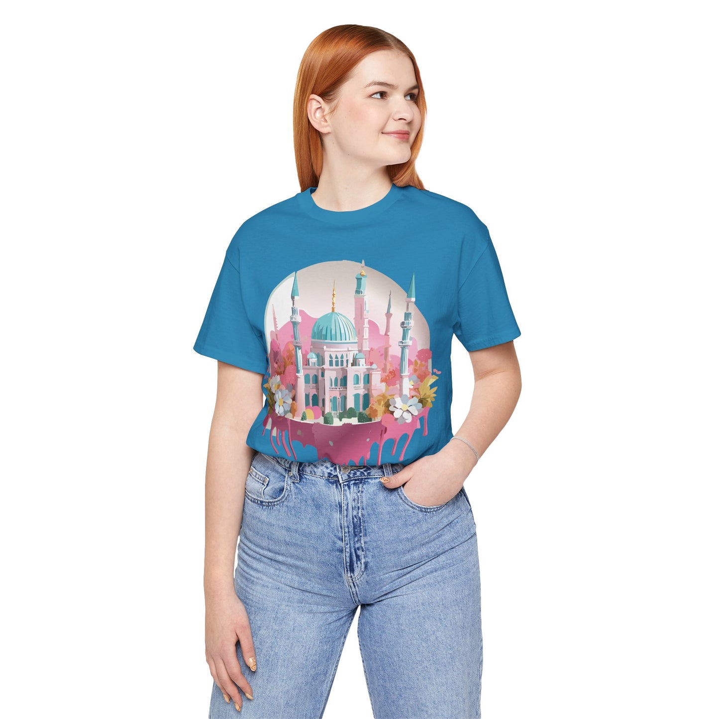 Natural Cotton Tee Shirt - Istanbul, Turkey Printify