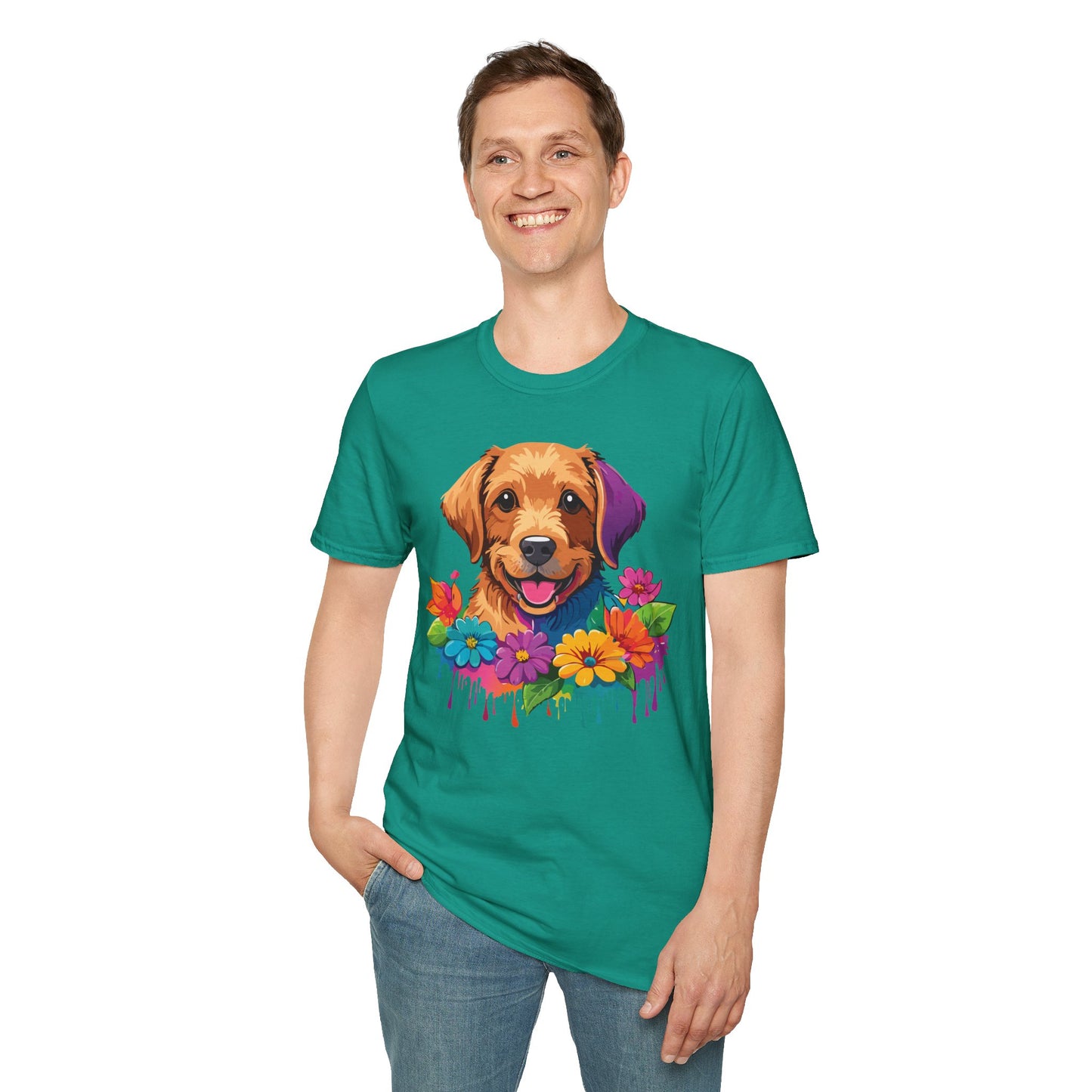 Dog Shirt, Shirt with Dog, Animal Tee, Shirt with Animals