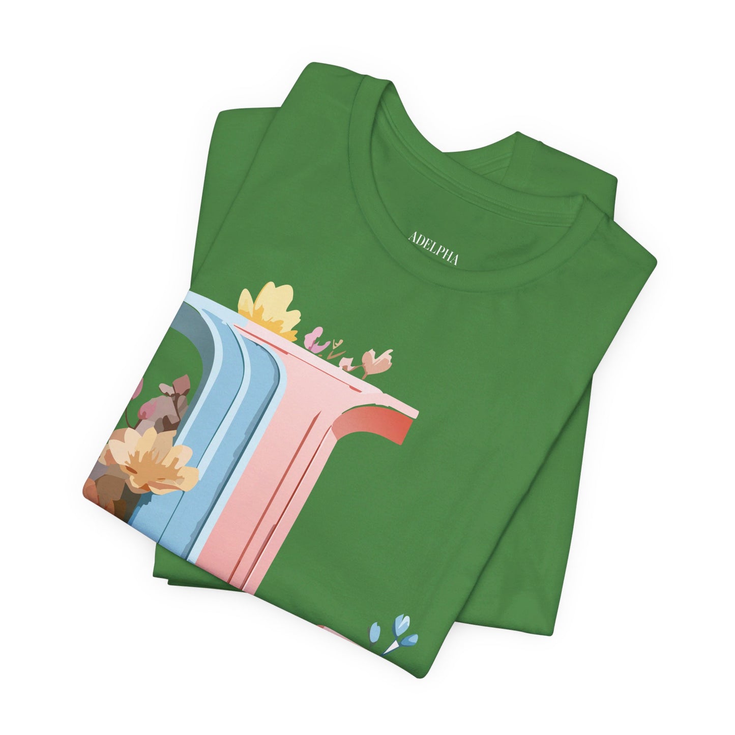 Natural Cotton Tee Shirt - Letters Collection - L Printify