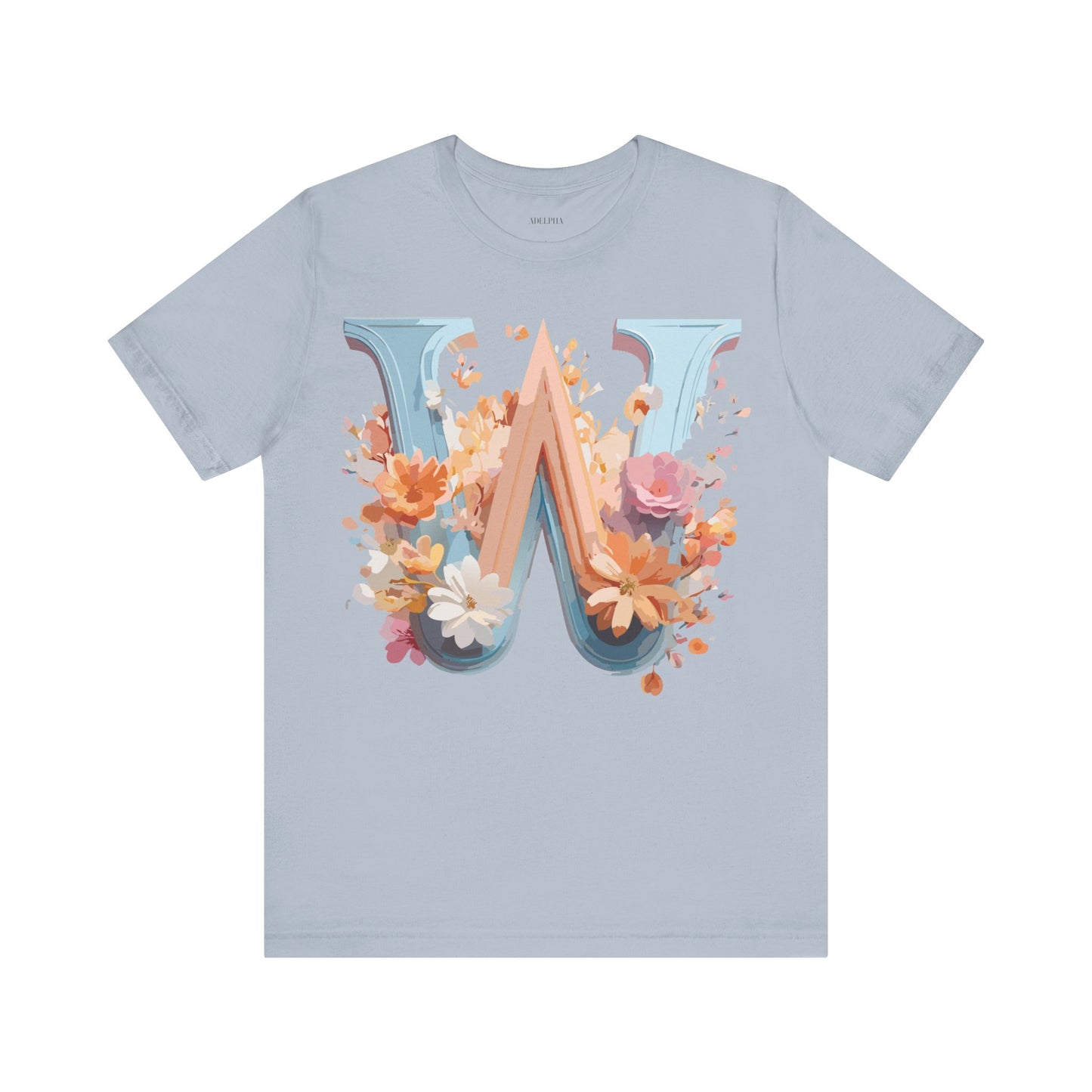 Natural Cotton Tee Shirt - Letters Collection - W Printify
