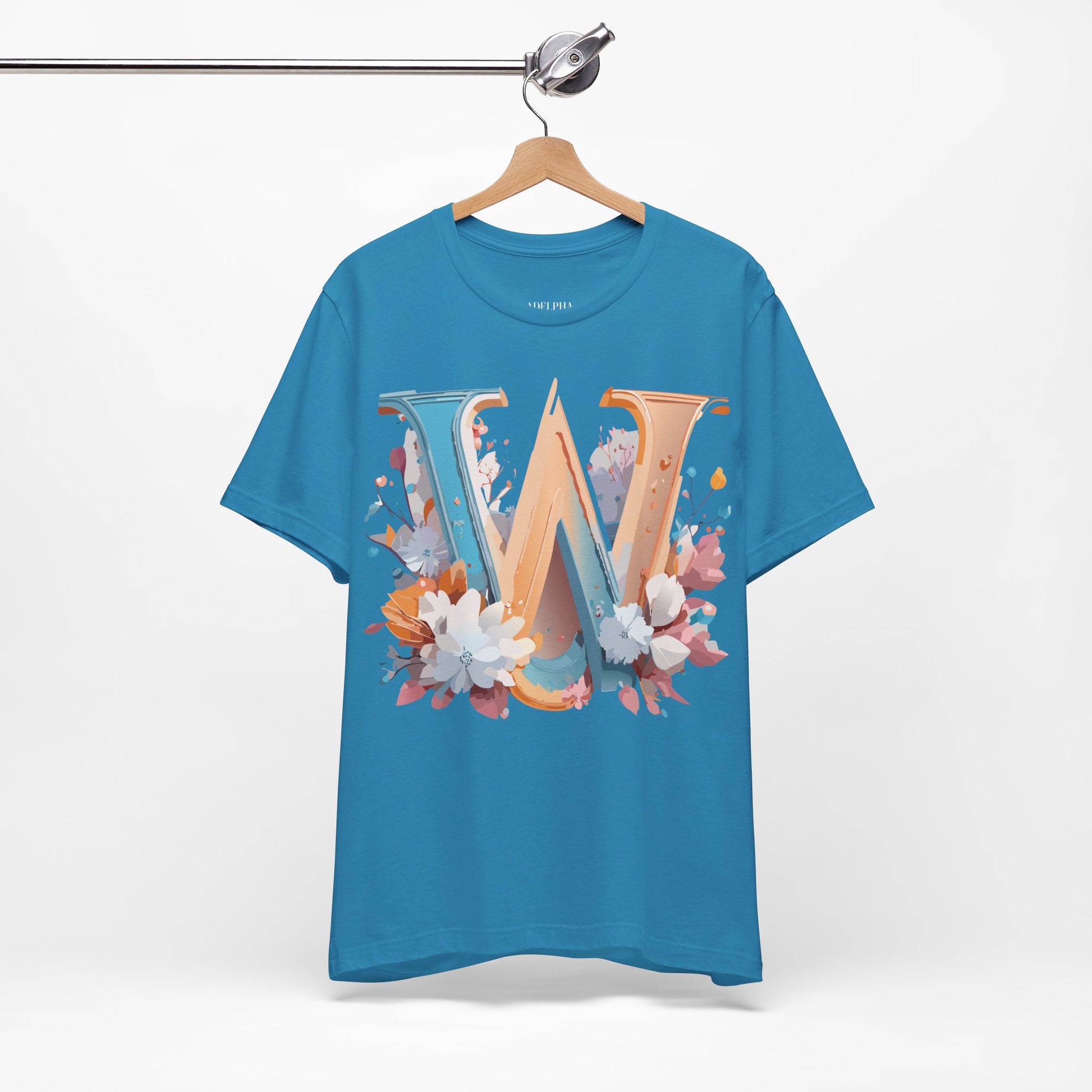 Natural Cotton Tee Shirt - Letters Collection - W Printify