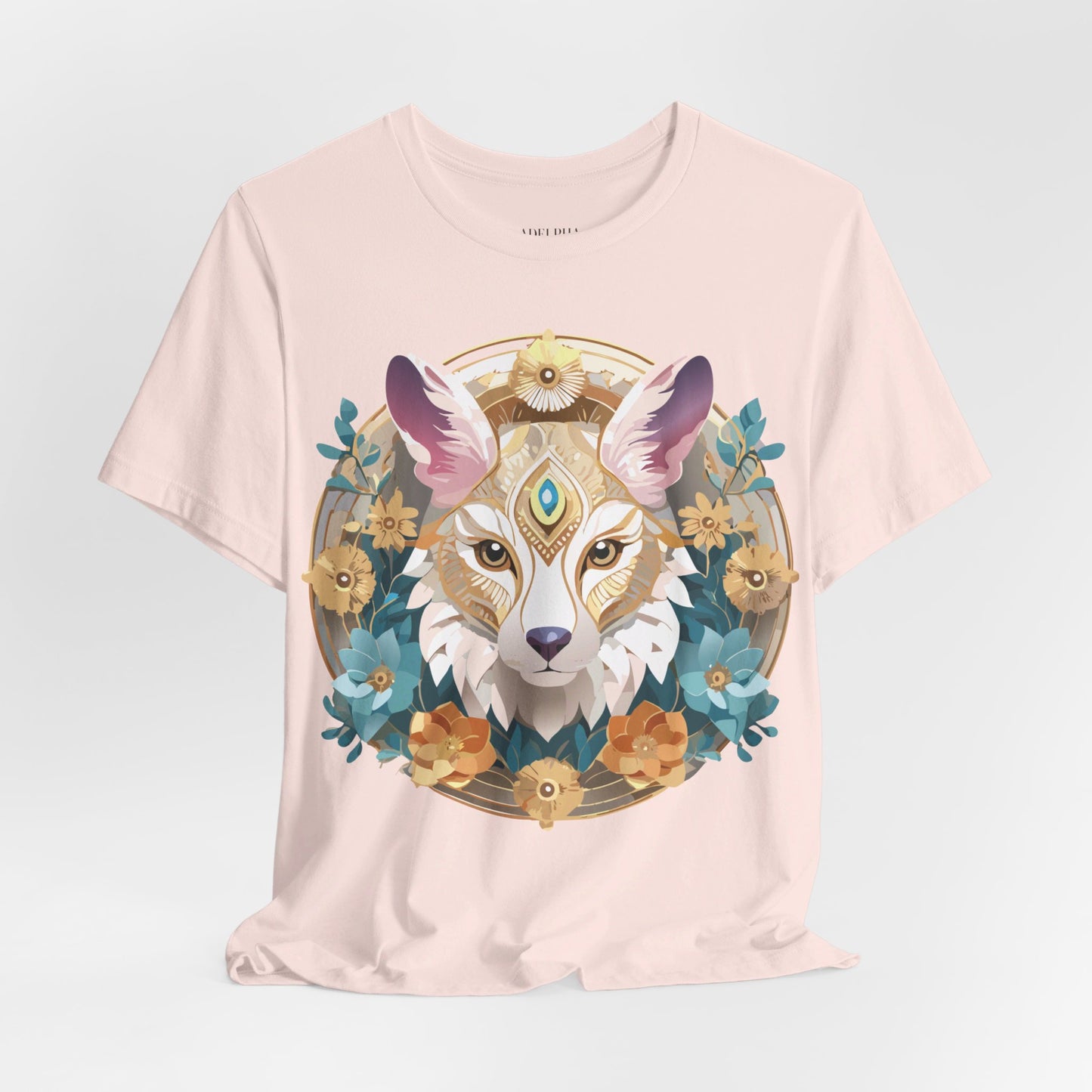 Natural Cotton Tee Shirt - Medallion Collection Printify