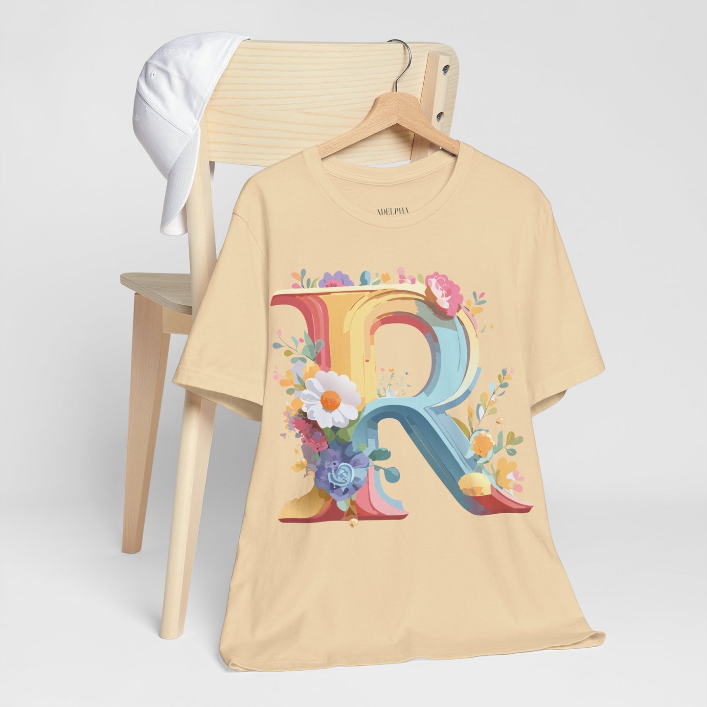 Letter Shirt, Letter R Shirt - ADELPHA