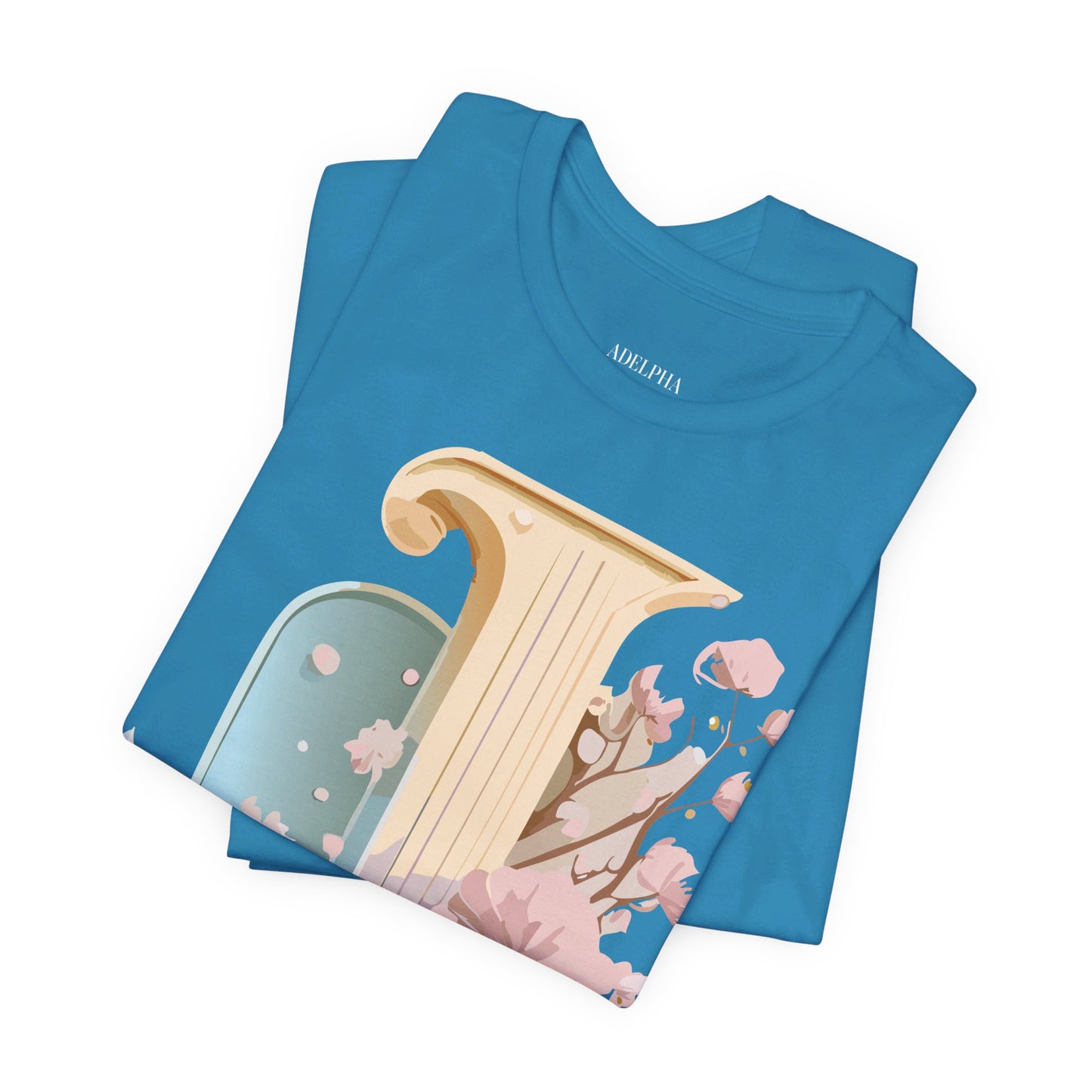 Natural Cotton Tee Shirt - Letters Collection - J Printify